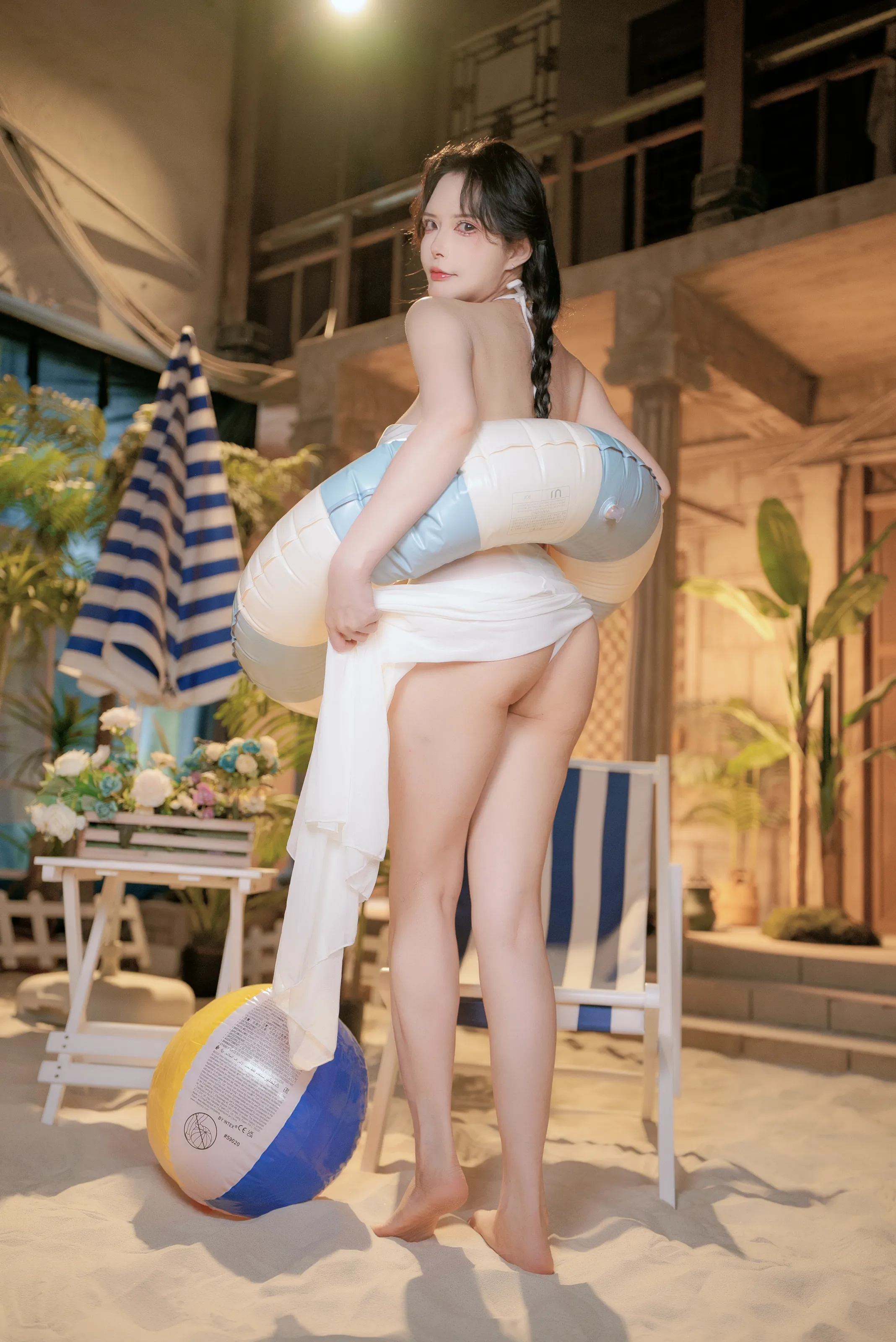 秋和柯基 – 夏漾写真本 白泳衣 [27P] 插图6
