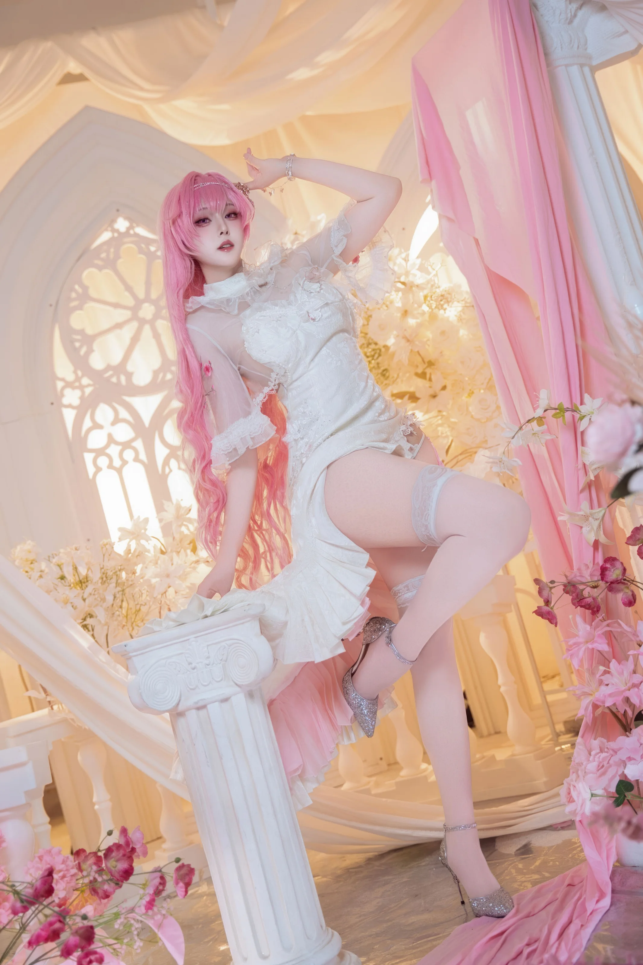 Natsuko夏夏子 – NIKKE 桃乐丝旗袍 [78P] 插图5