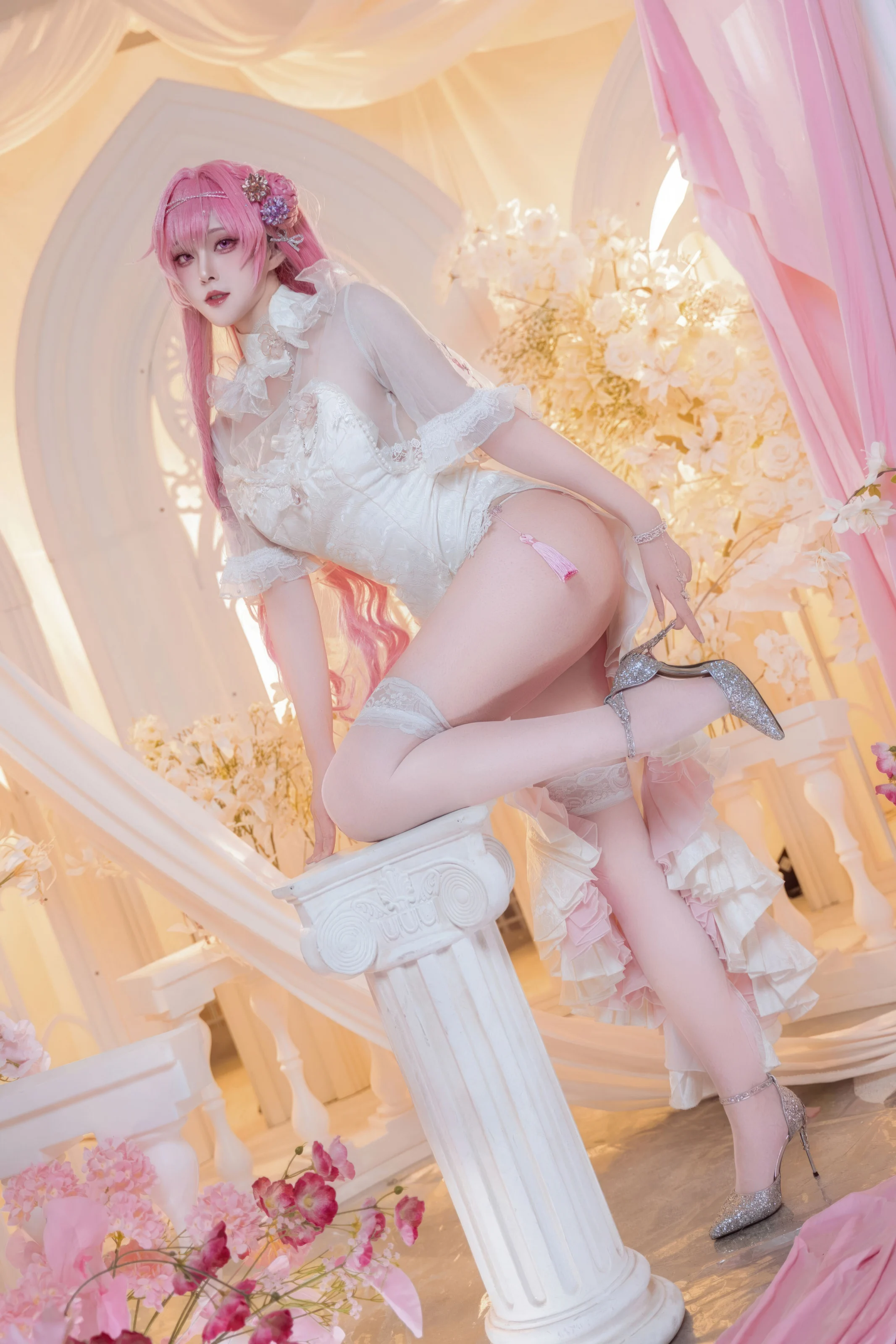 Natsuko夏夏子 – NIKKE 桃乐丝旗袍 [78P] 插图4