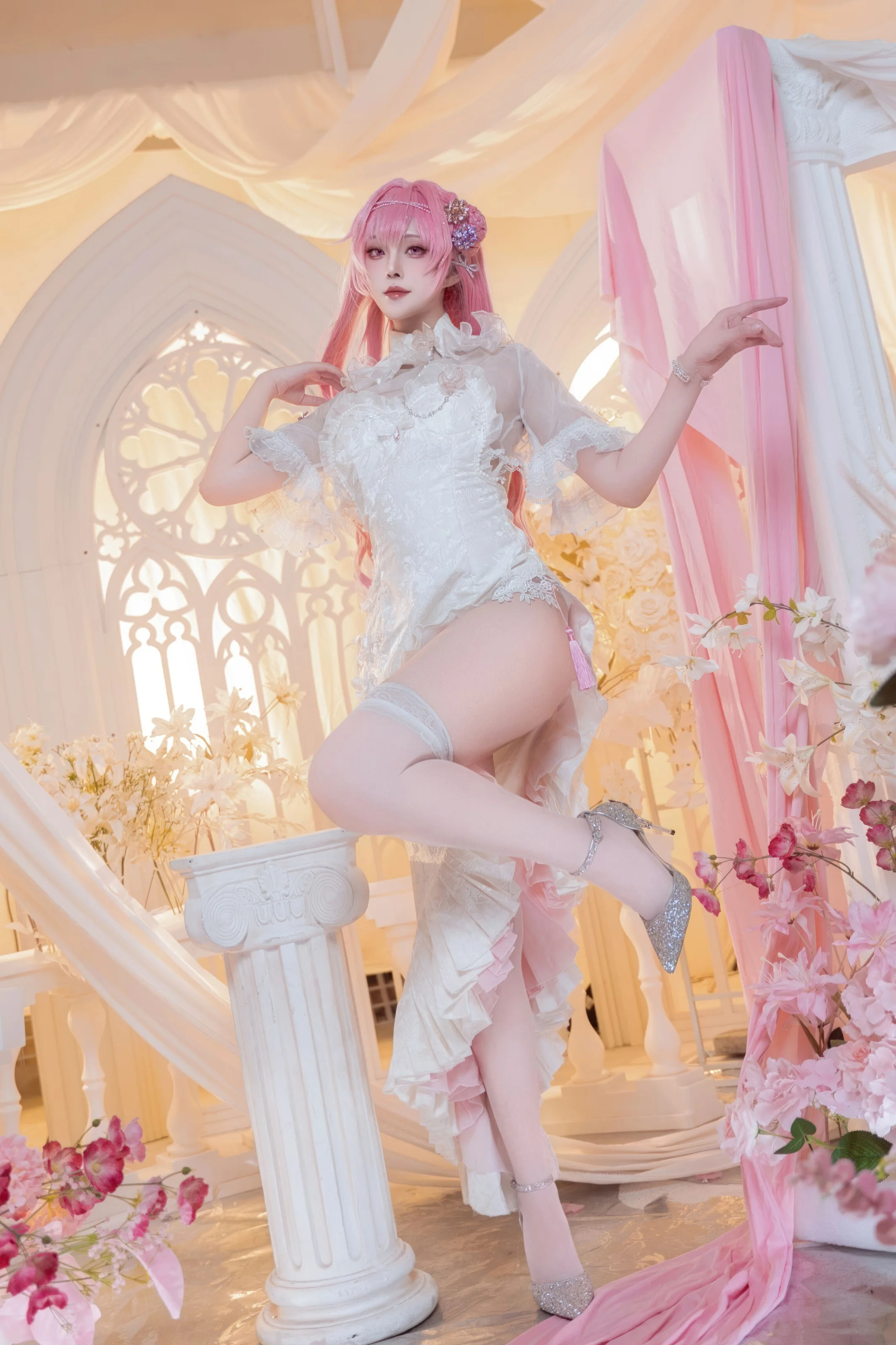 Natsuko夏夏子 – NIKKE 桃乐丝旗袍 [78P] 插图2