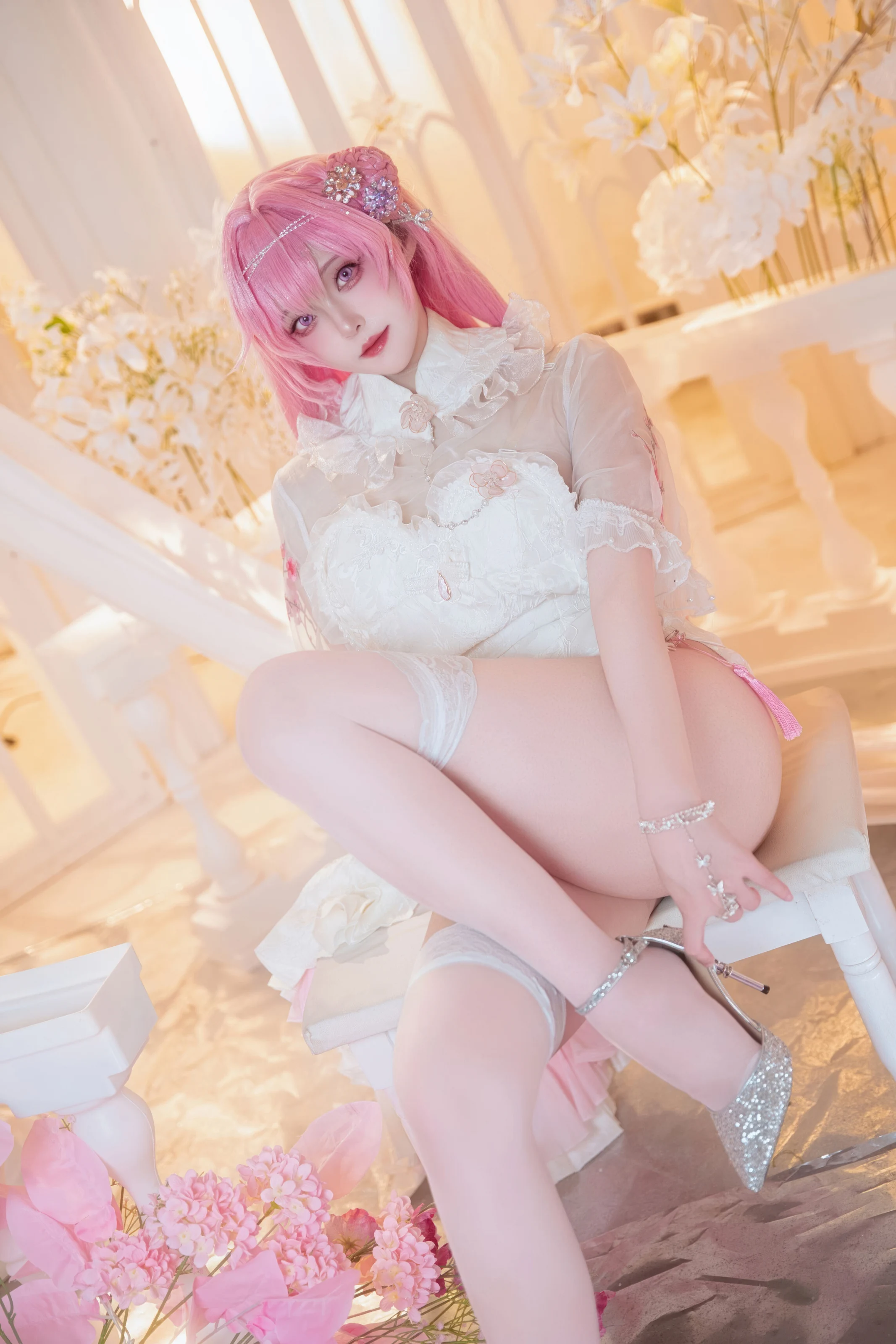 Natsuko夏夏子 – NIKKE 桃乐丝旗袍 [78P]-66COS
