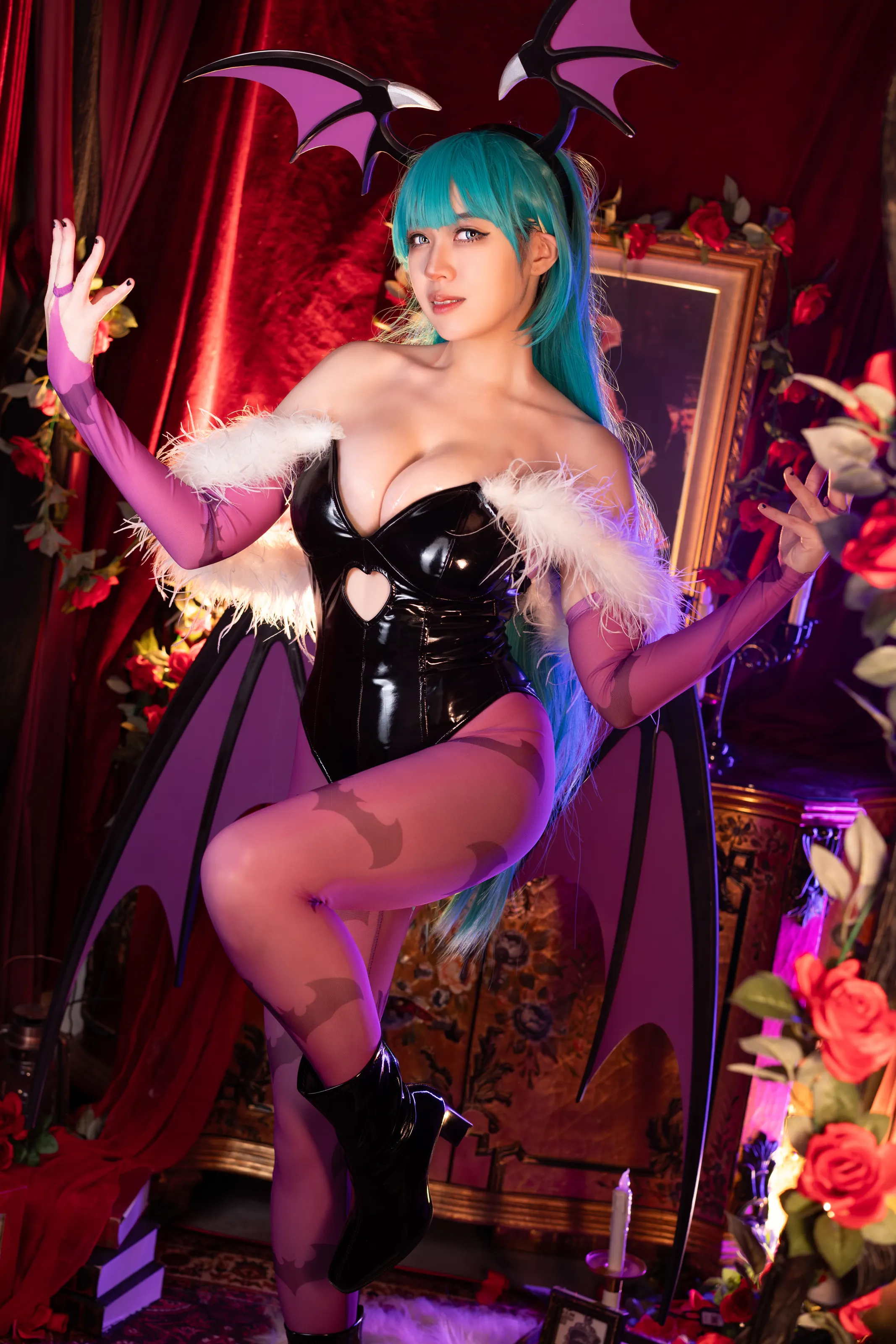 Hatori Sama(奈奈紀) – Morrigan Darkstalkers [39P] 插图2