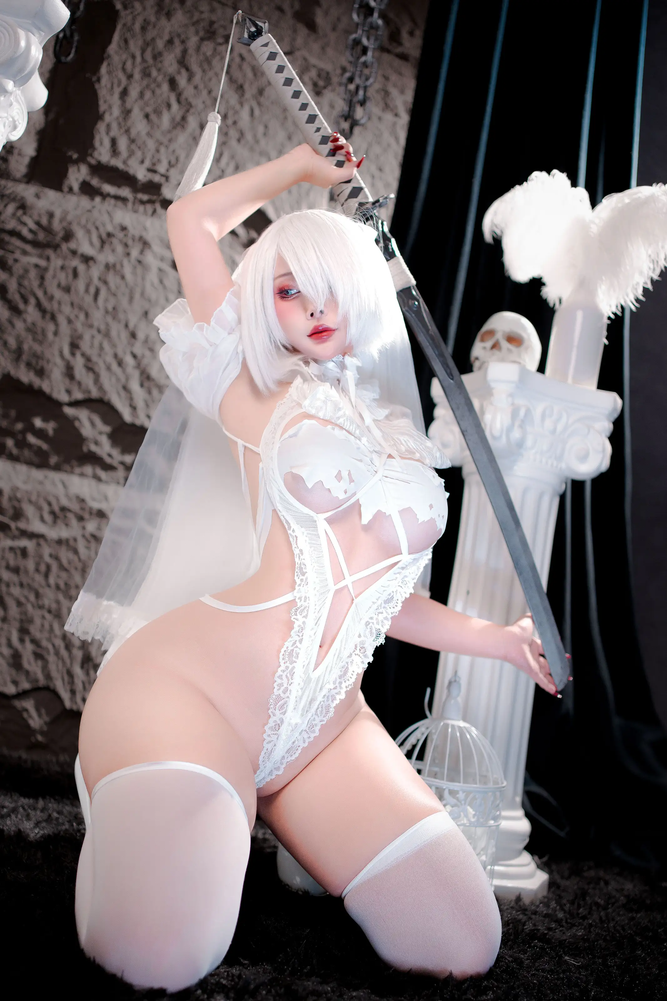 Sayo Momo – 2B Bride [51P]-66COS
