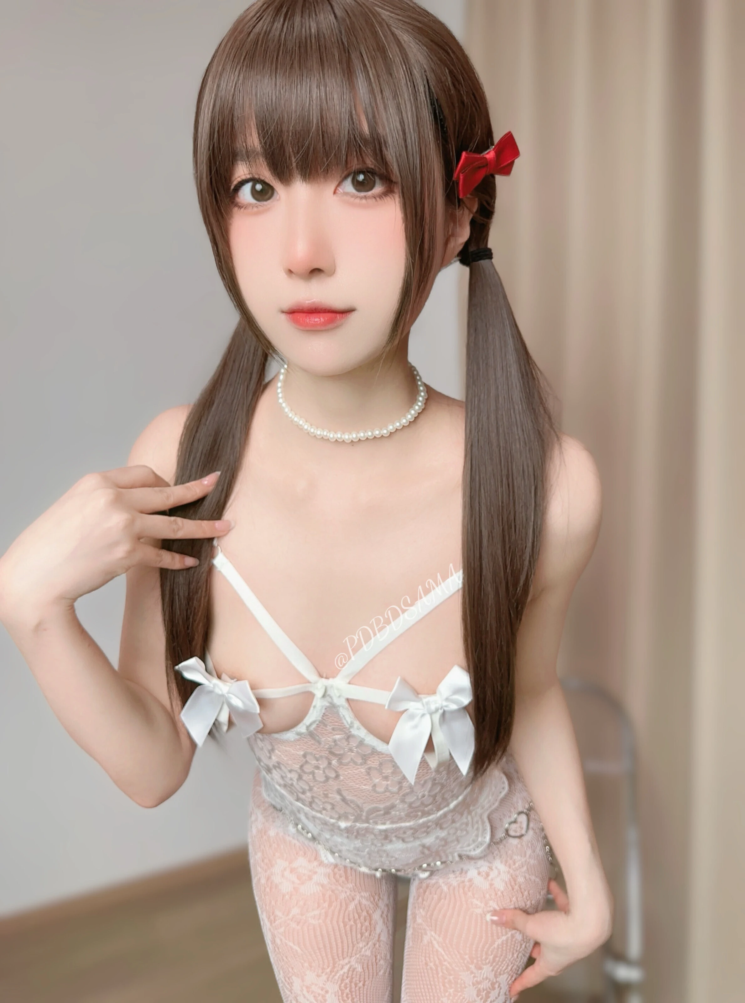 布丁大法 – 白色蕾丝 [45P] 插图5