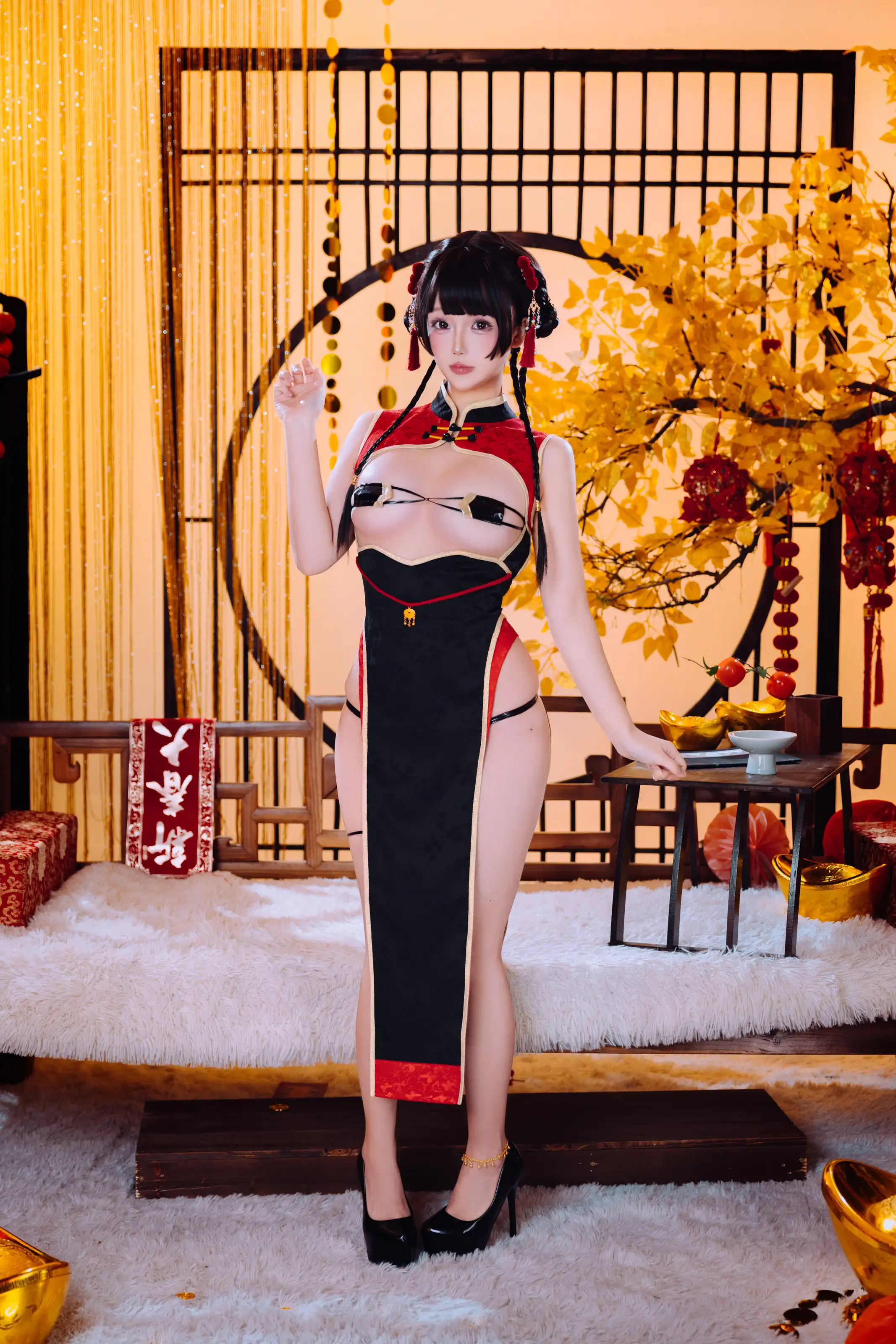 日奈娇 – 新年限定旗袍 [61P] 插图2