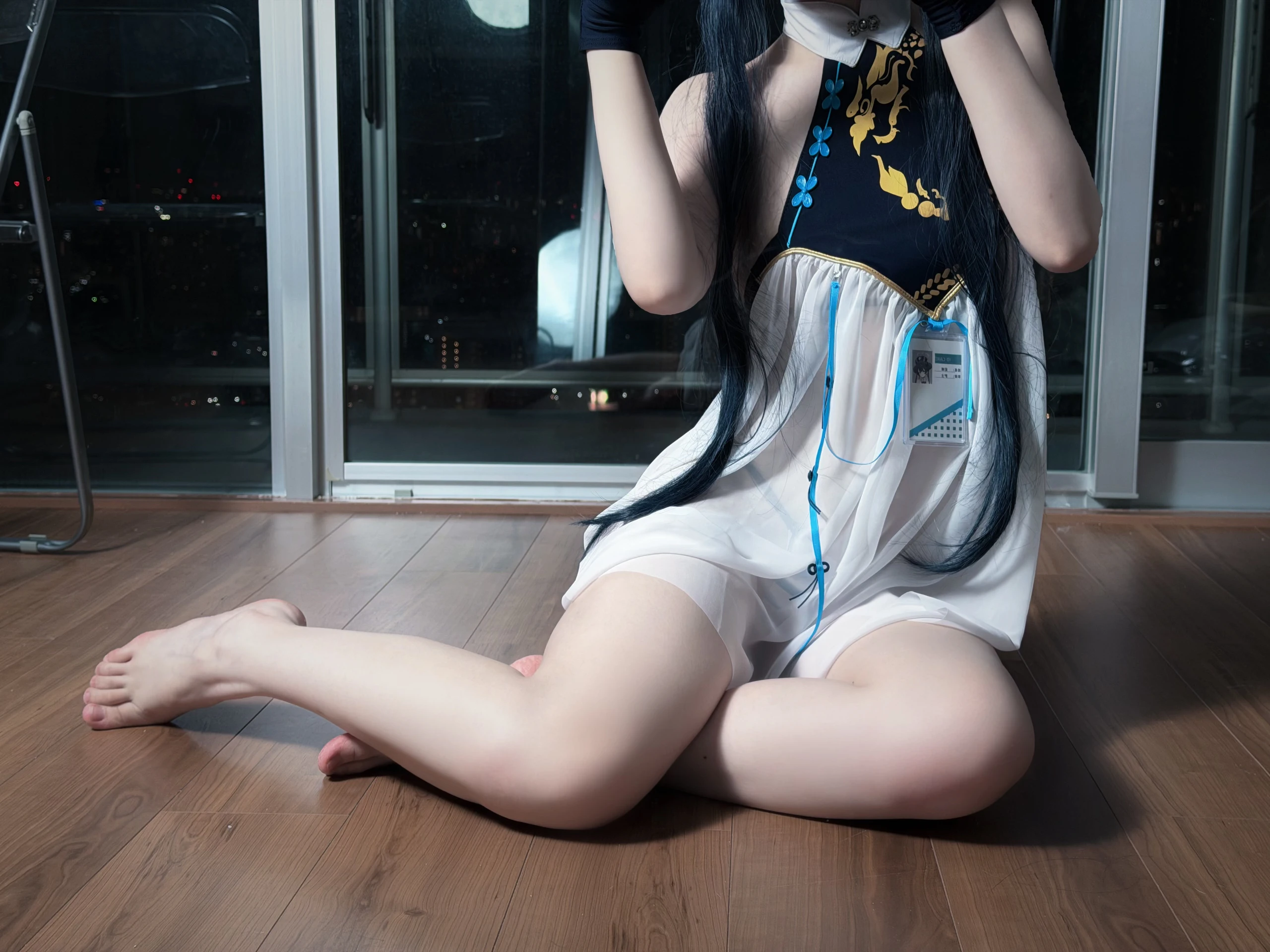 幼愛Youmeko – kisaki see through dress with thongs 妃咲连衣裙 [42P] 插图3