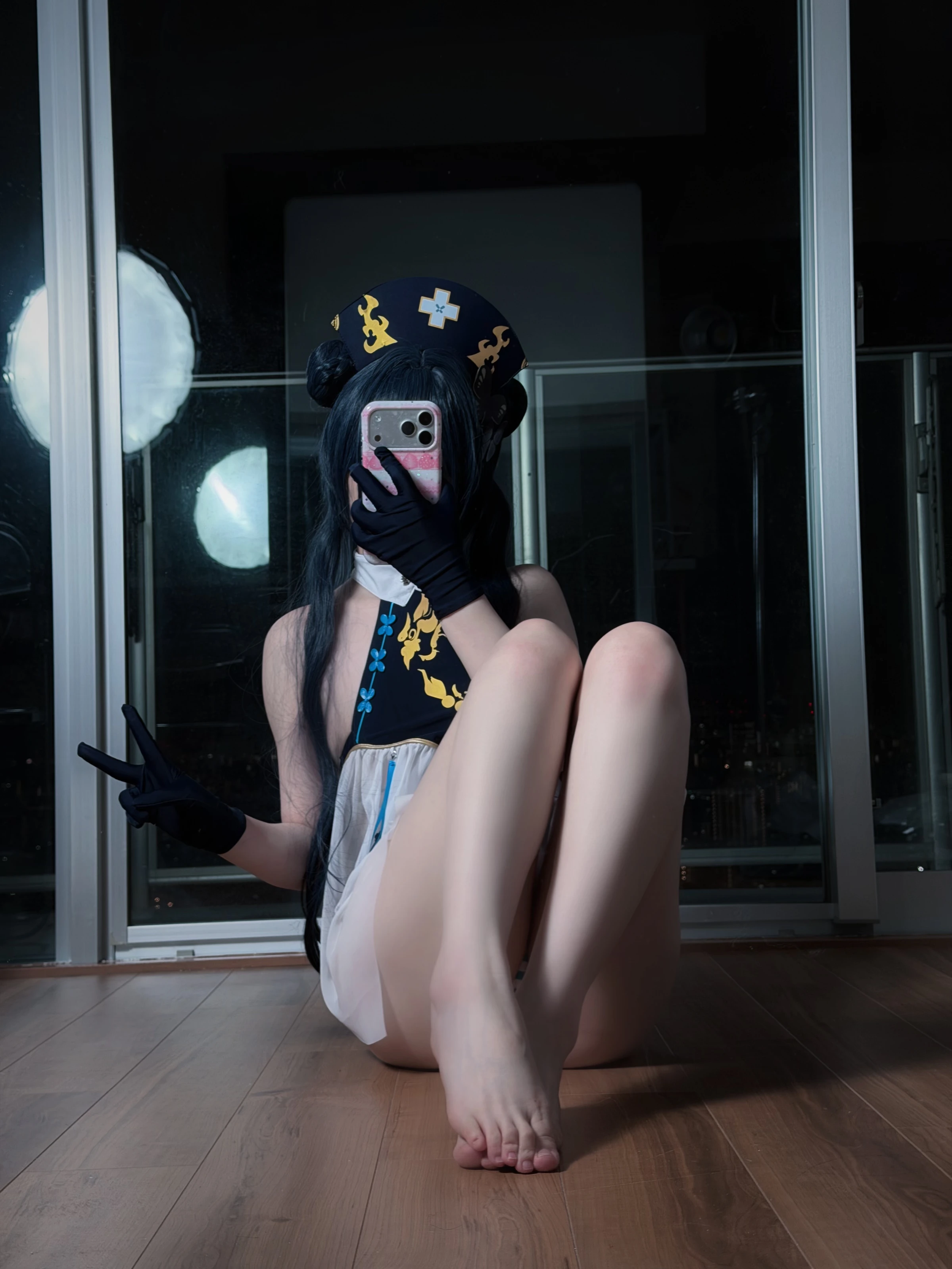 幼愛Youmeko – kisaki see through dress with thongs 妃咲连衣裙 [42P] 插图4