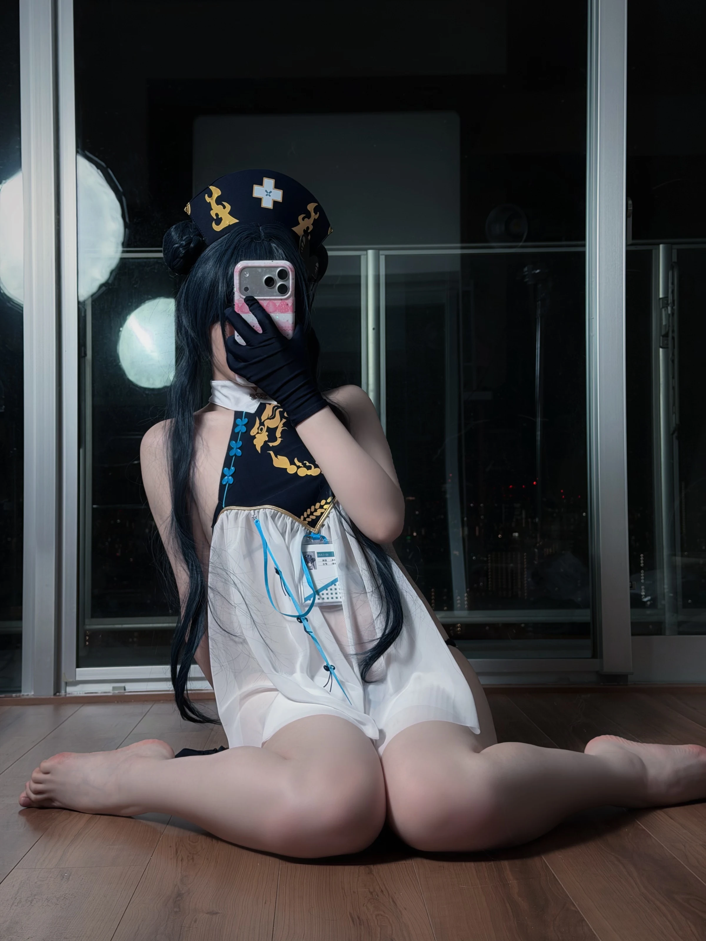 幼愛Youmeko – kisaki see through dress with thongs 妃咲连衣裙 [42P] 插图6