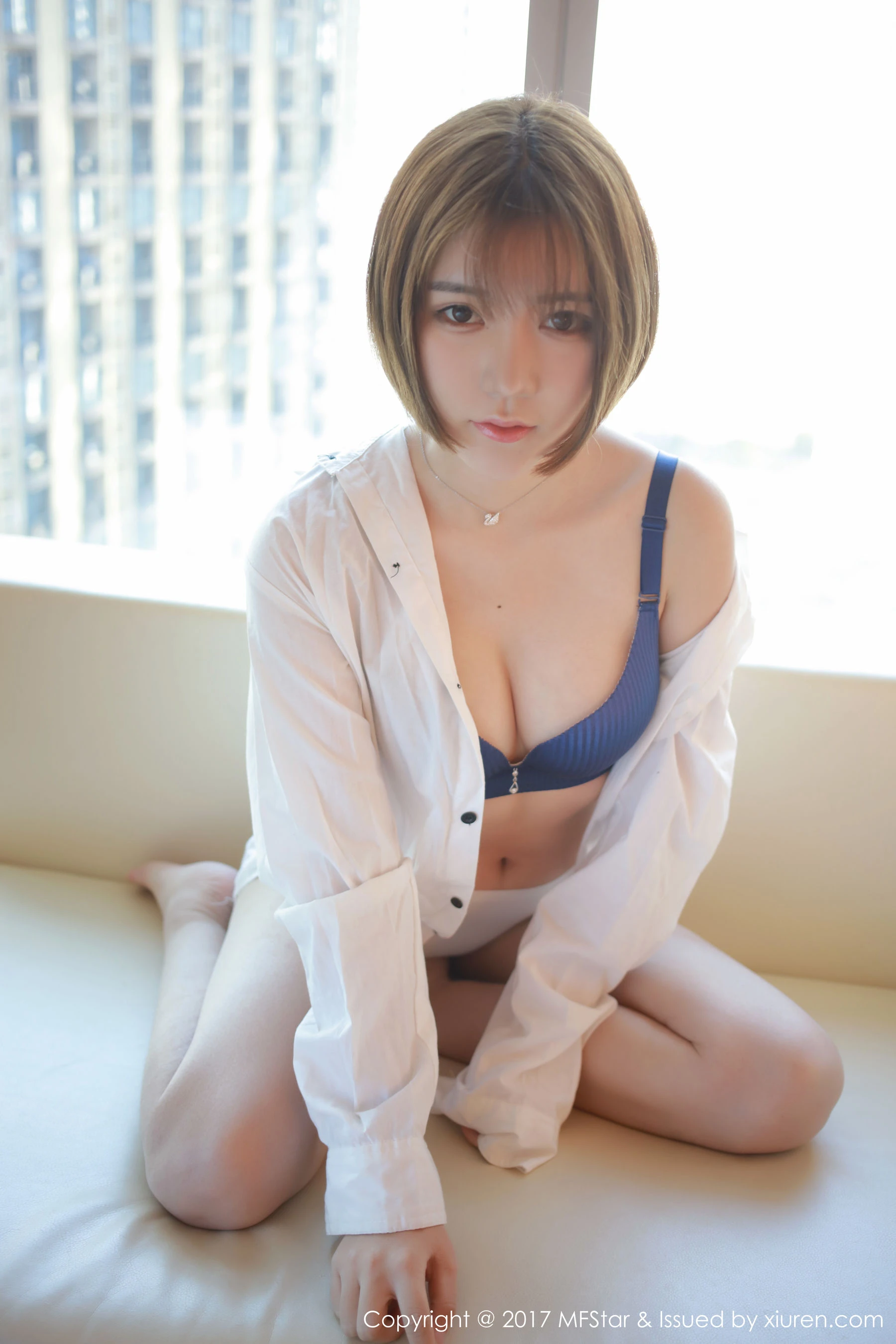 冷不丁《性感衬衫与蕾丝诱惑》 模范学院 Vol.089-66COS