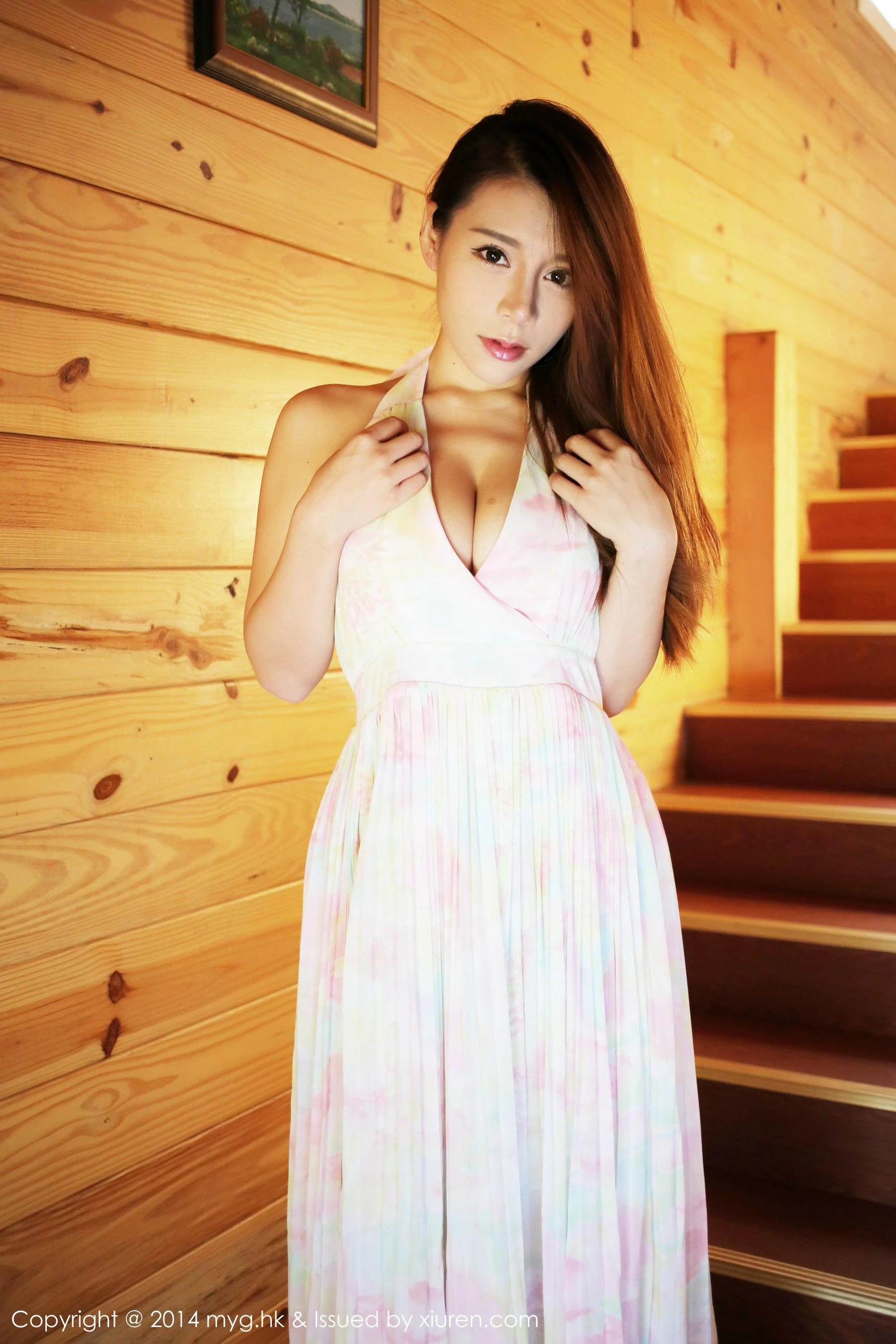 Vetiver嘉宝贝儿《厦门旅拍》清新长裙+内衣+比基尼 美媛馆 Vol.074-66COS