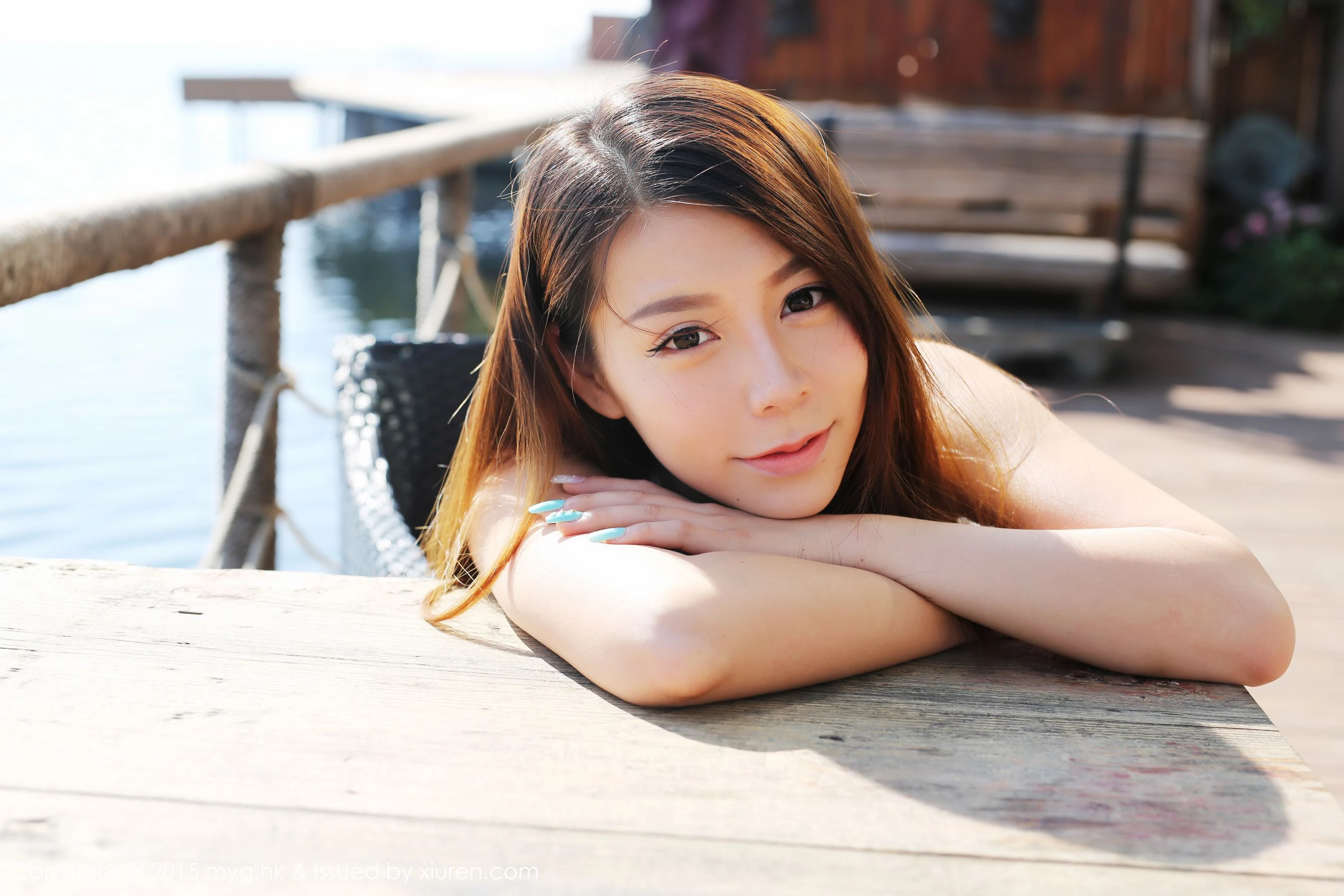 Vetiver嘉宝贝儿《小清新唯美长裙+牛仔装》 美媛馆 Vol.106-66COS