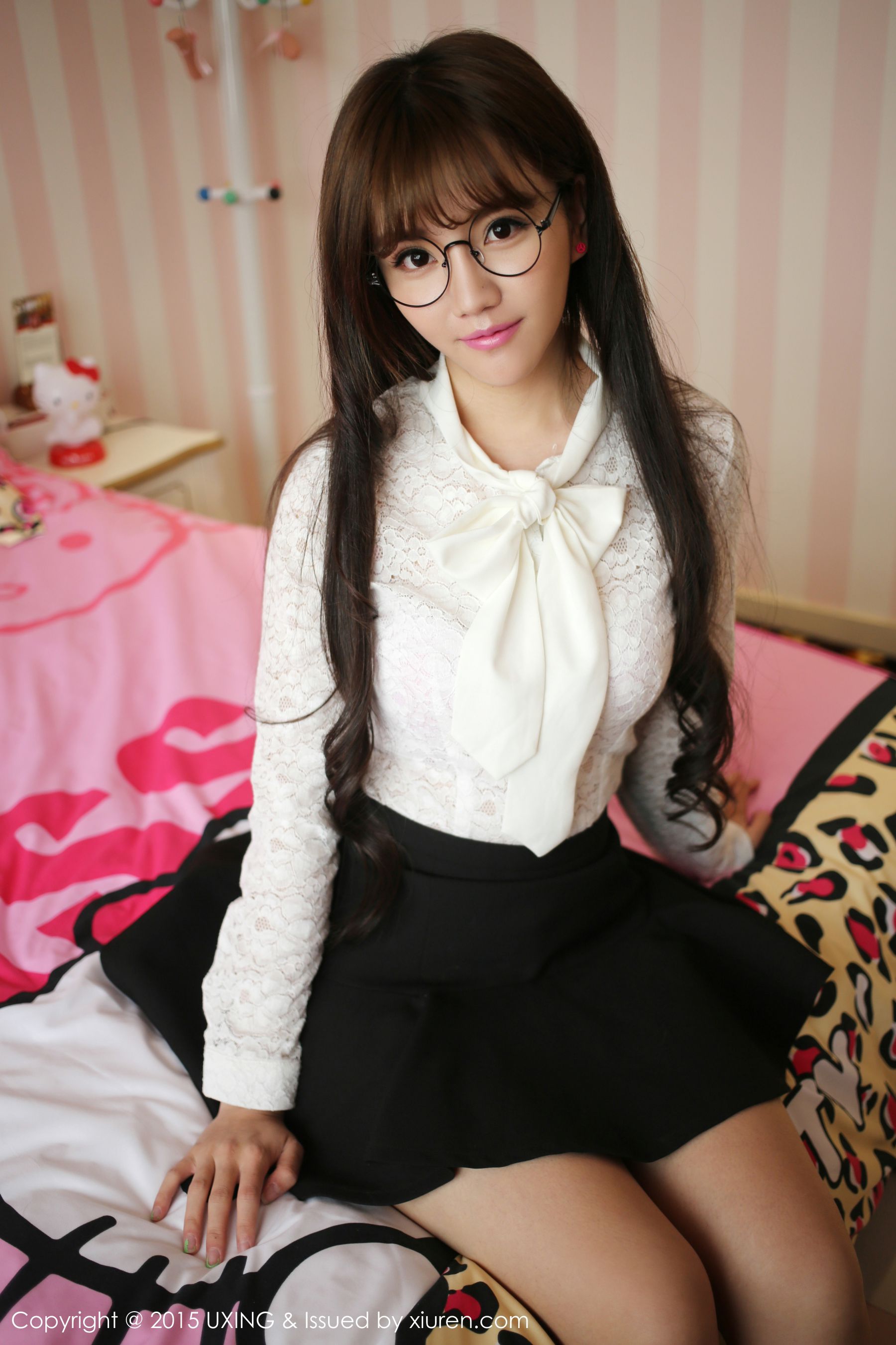 艾西Ashley – 极品清新女神写真集 UXING优星馆 Vol.007 [52P]-66COS