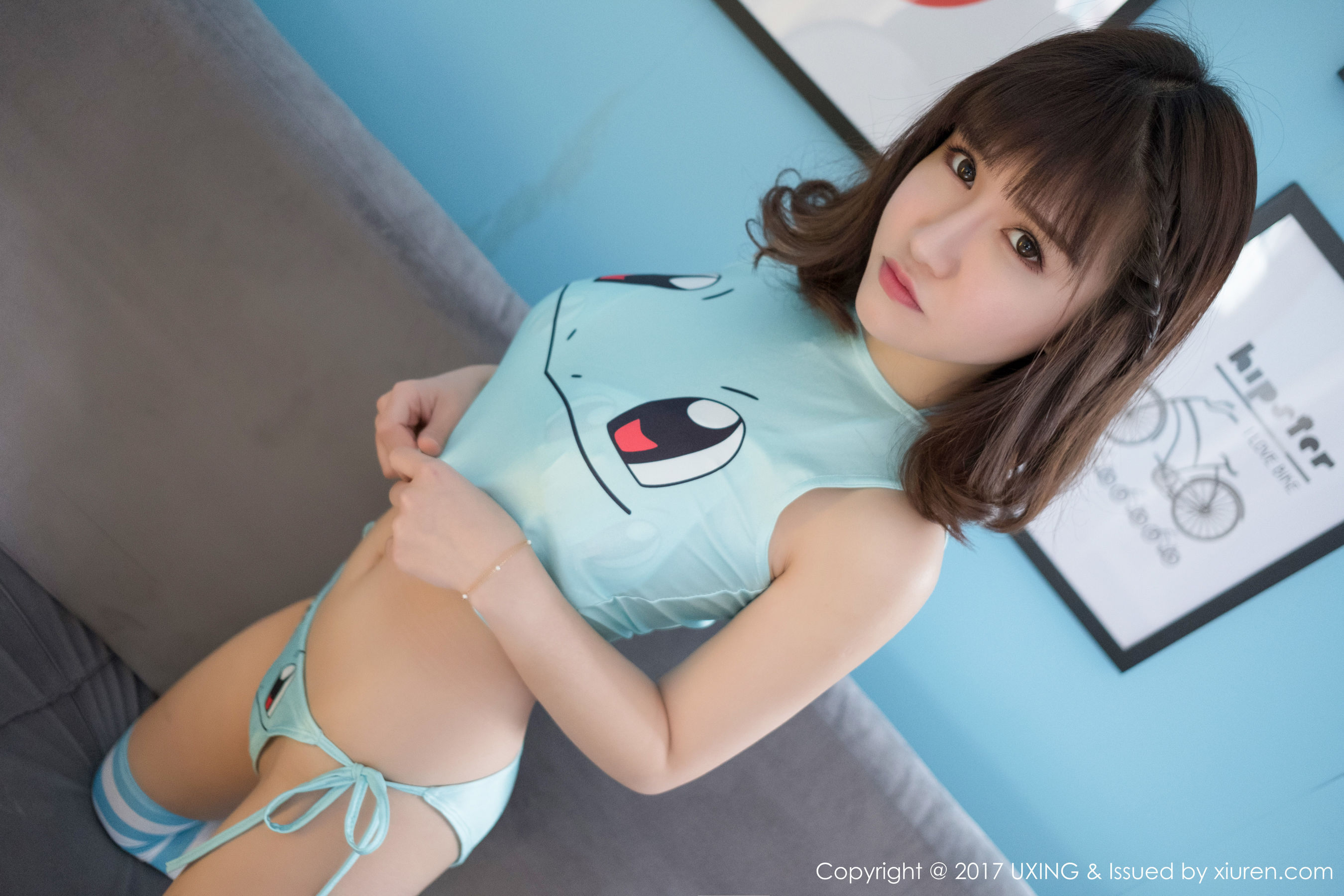 K8傲娇萌萌Vivian《COS暴力熊+妙蛙种子》 优星馆UXING VOL.043 [30P]-66COS