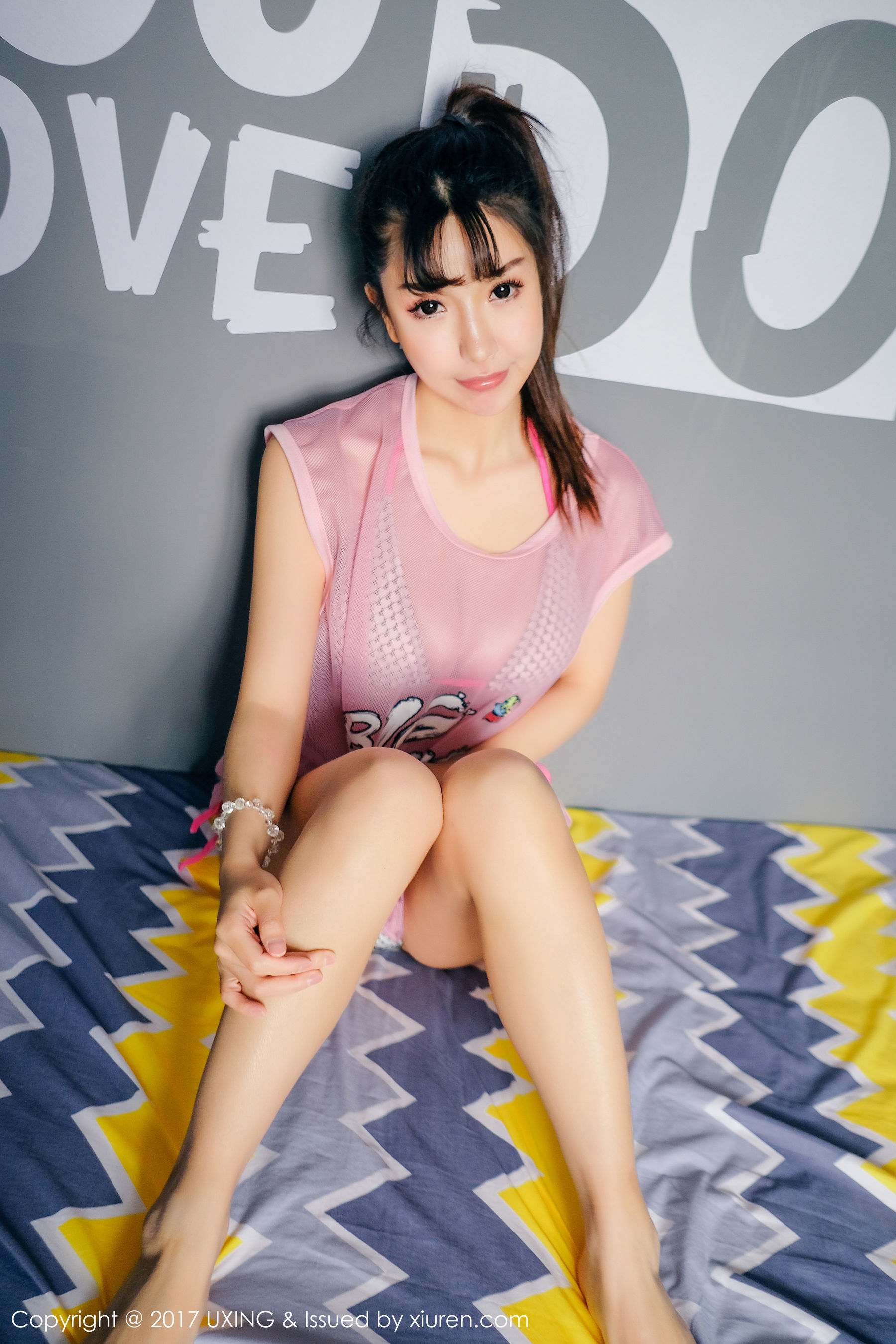 晓茜sunny《傲人美胸、甜美模样》 优星馆UXING VOL.053 [38P]-66COS