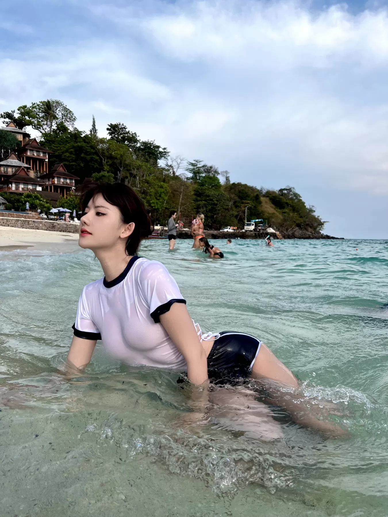 就是阿朱啊 – 海岛透视比基尼 [56P]-66COS