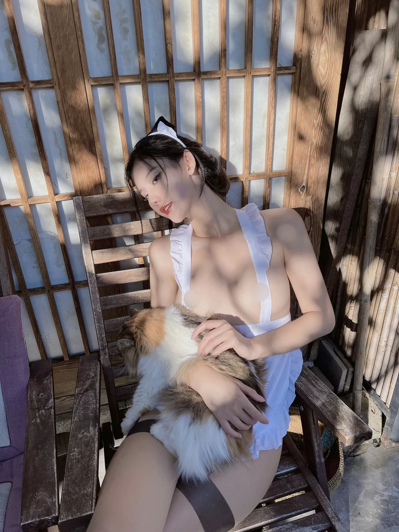 就是阿朱啊 – 女仆与猫 [40P]-66COS