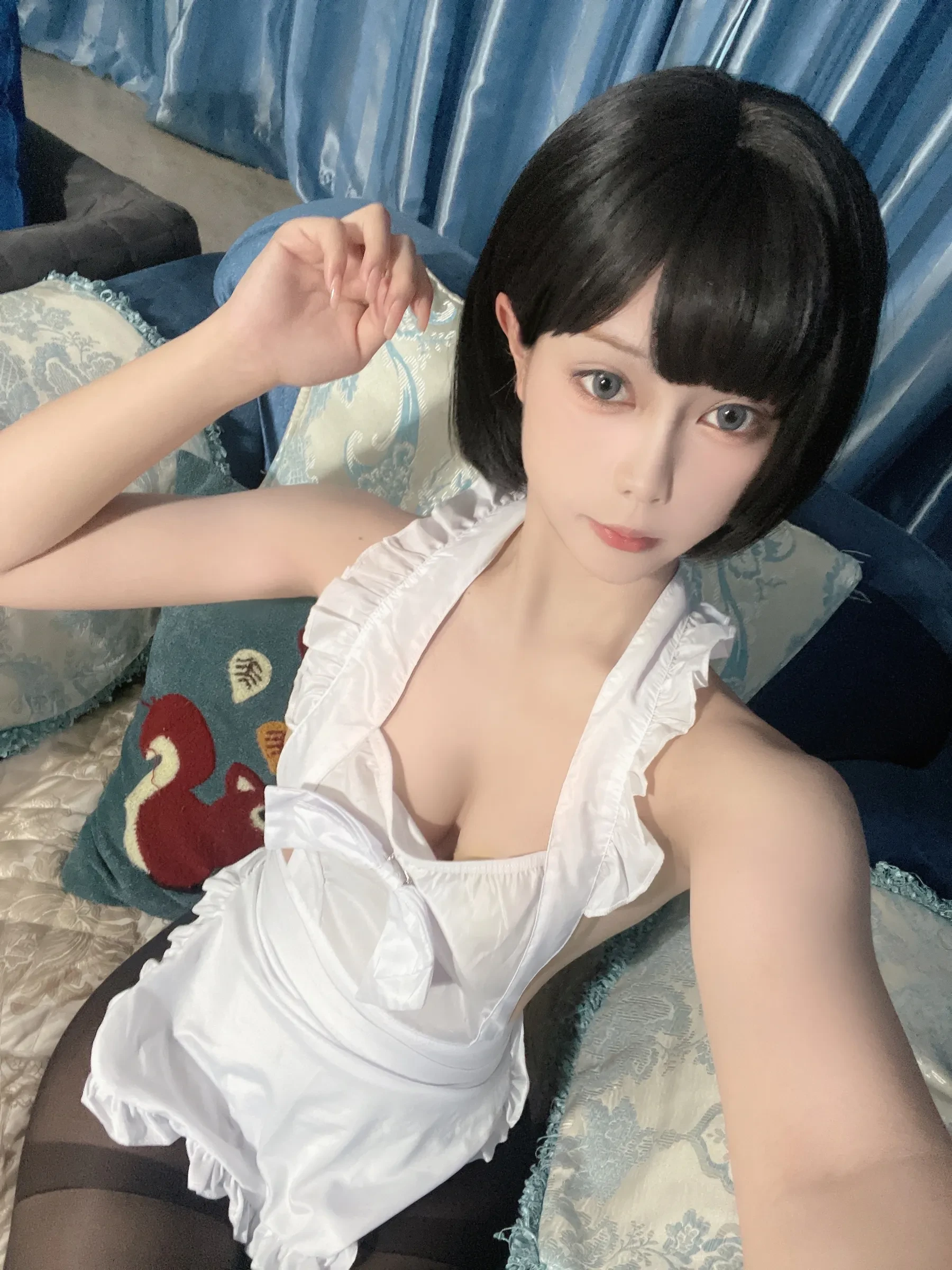 无欲无求的推土君 – 情趣女仆 [15P]-66COS