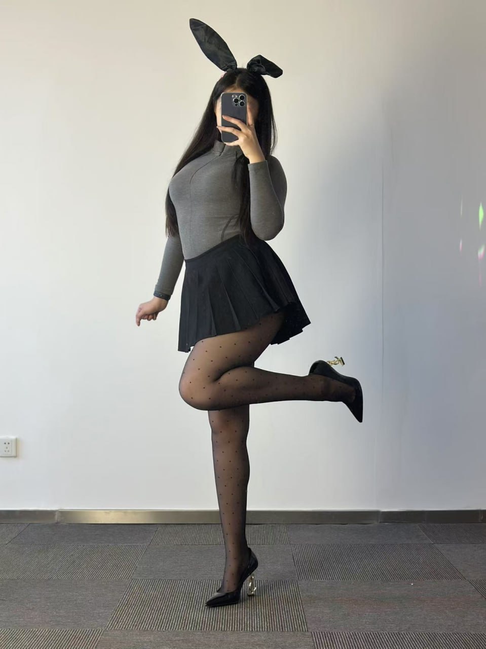 美邵女Baby – 黑丝兔女郎 [76P] 插图6