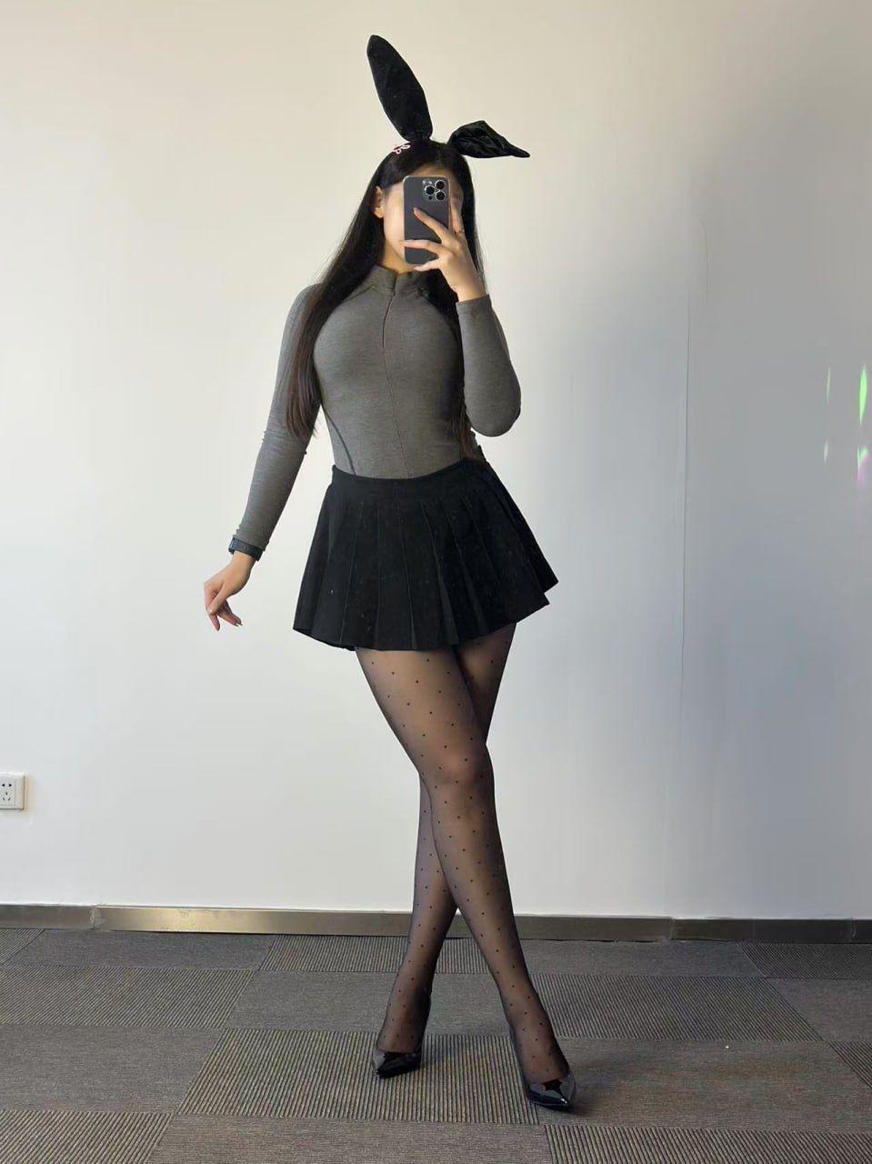 美邵女Baby – 黑丝兔女郎 [76P] 插图5