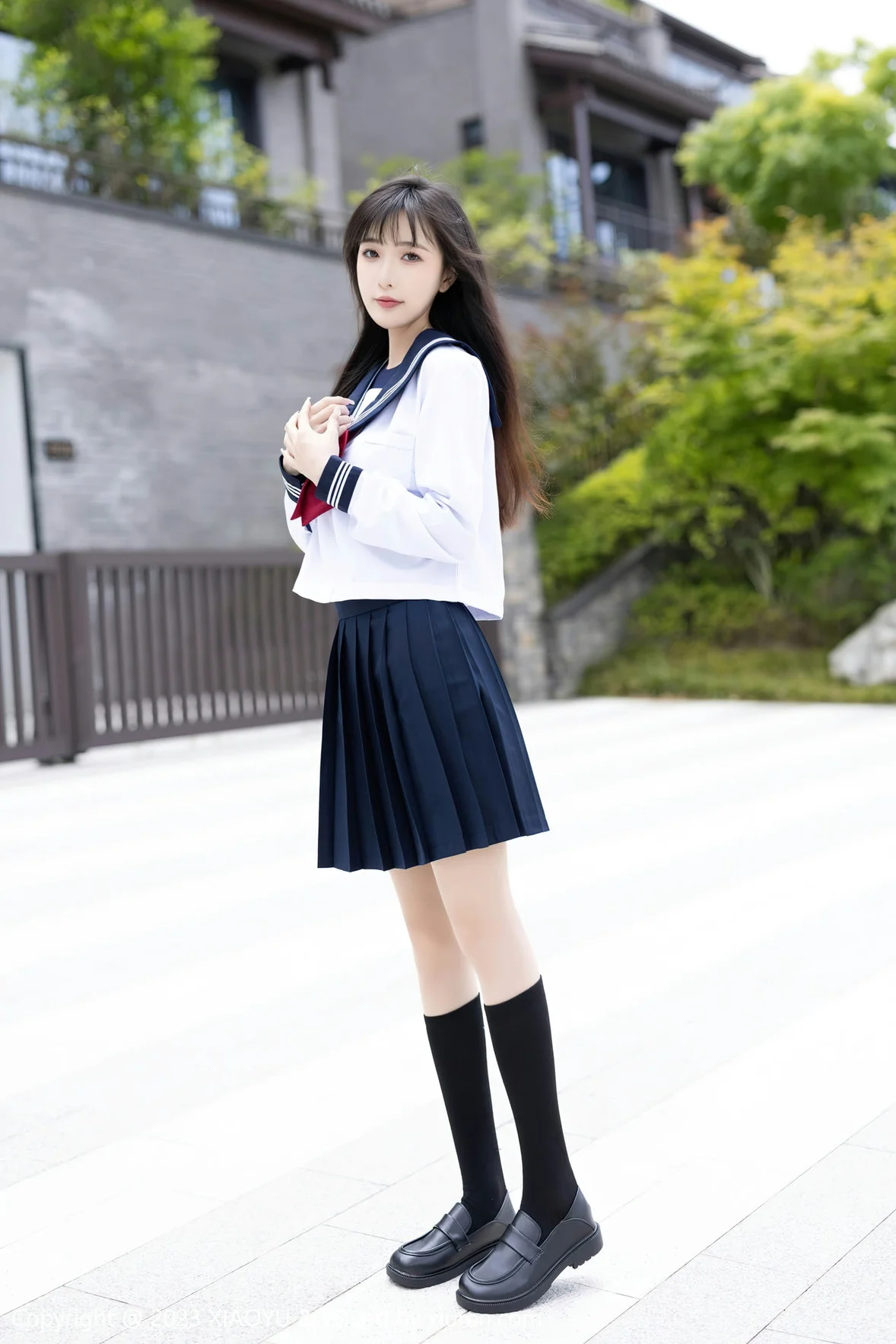 XIAOYU 语画界 Vol.1045 林星阑 学生服贵州旅拍 [97P]-66COS