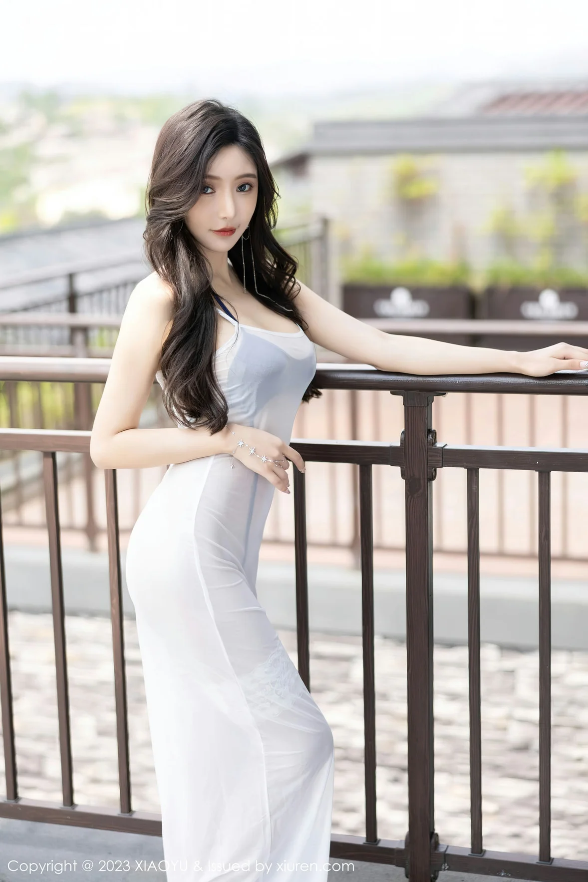 XIAOYU 语画界 Vol.1052 王馨瑶yanni 白色轻透连衣长裙贵州旅拍 [98P]-66COS