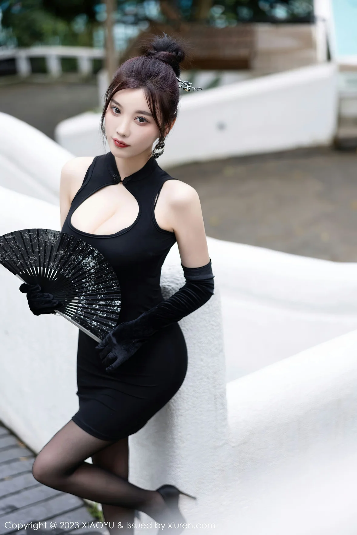 XIAOYU 语画 Vol.1070 杨晨晨Yome 魅惑黑丝贵州旅拍1 [89P]-66COS