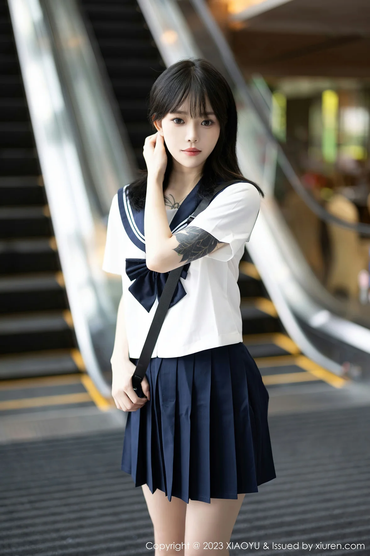XIAOYU 语画 Vol.1087 奶瓶. 白色学妹服饰性感写真 [89P]-66COS
