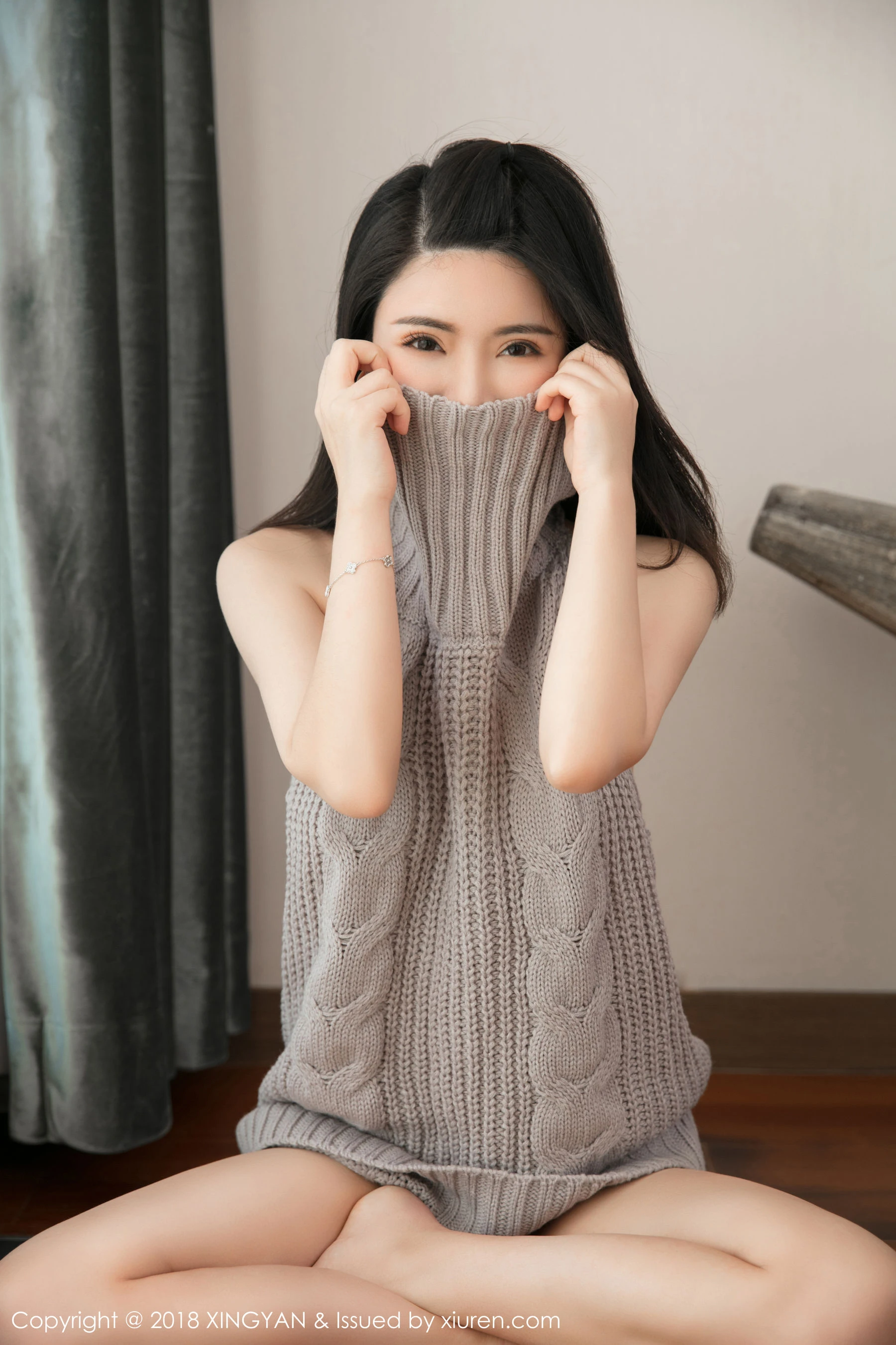 陈曦Lily《开背毛衣》 星颜社 Vol.012-66COS