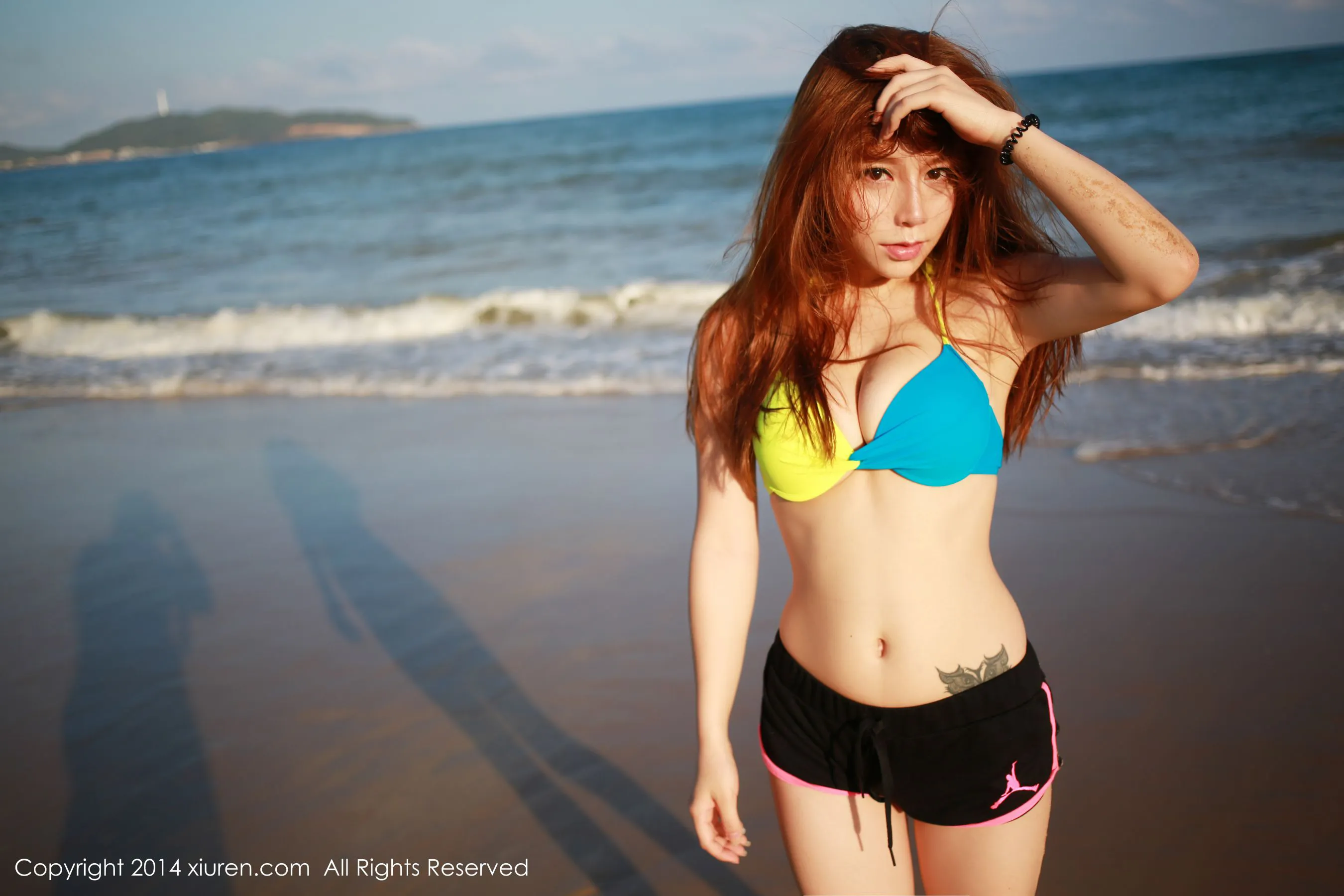 vetiver嘉宝贝儿《海边比基尼写真》 秀人网 No.157-66COS