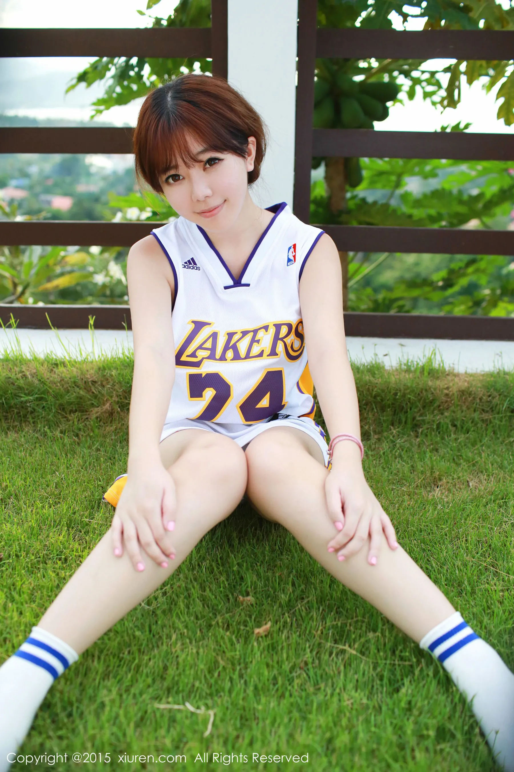 刘飞儿Faye《科比篮球服+布条内衣》 秀人网 No.452-66COS