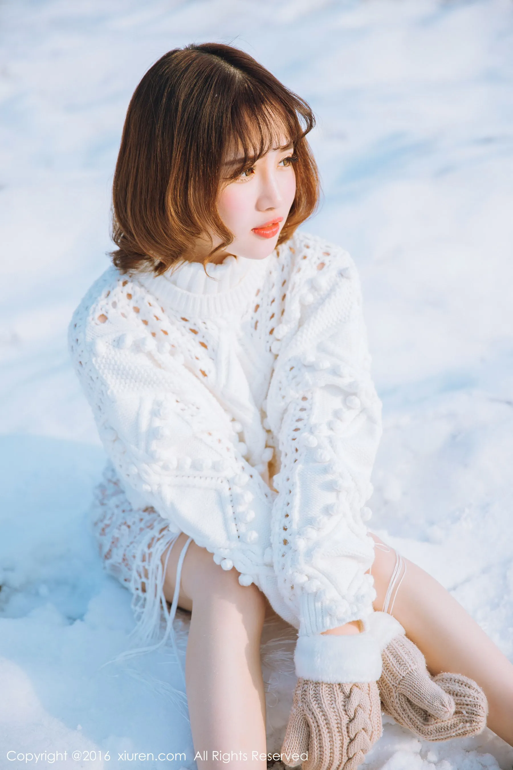 徐cake《新春雪景套图》 秀人网 No.484-66COS