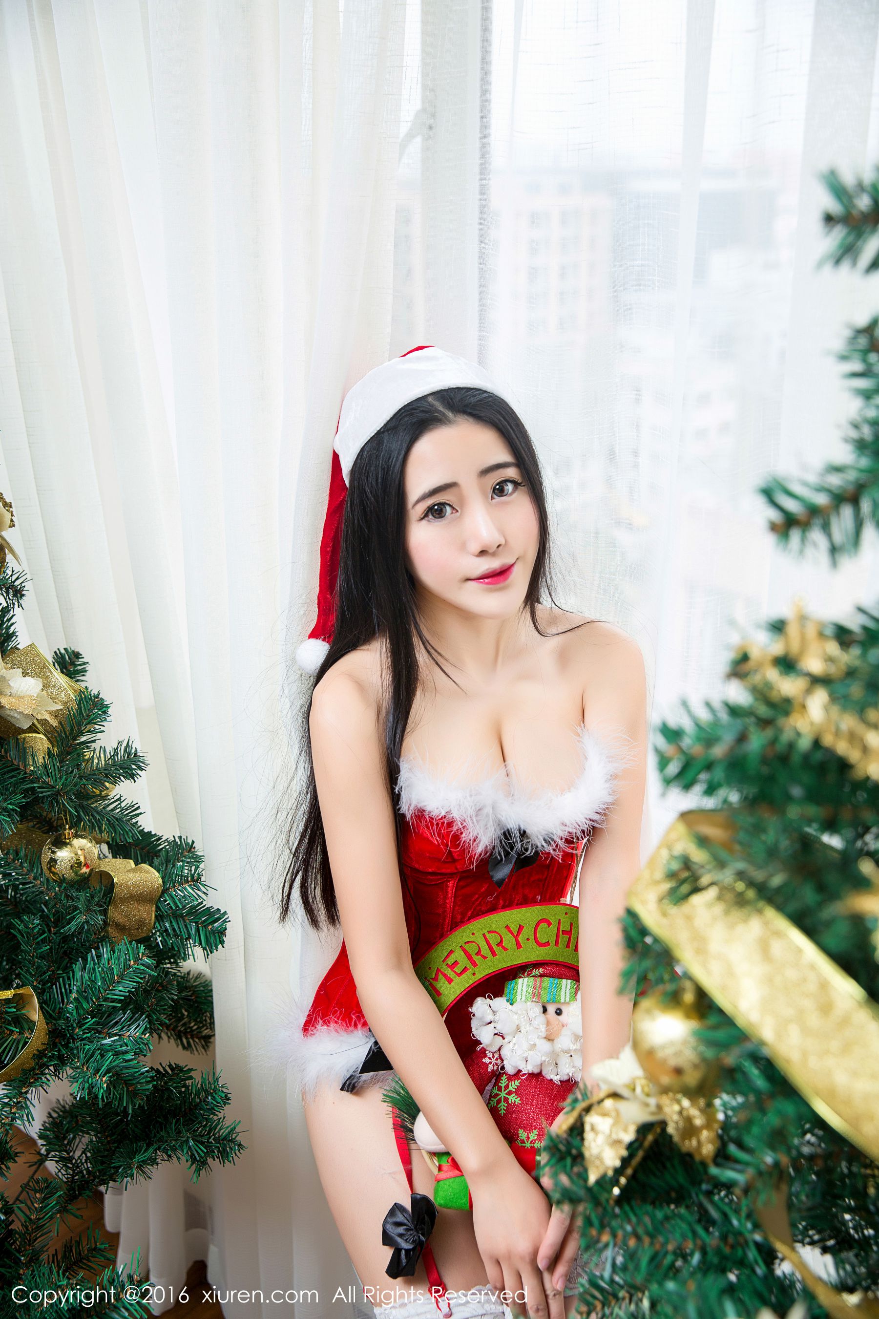 兜豆靓Youlina《最靓圣诞礼物》 秀人网 No.660-66COS