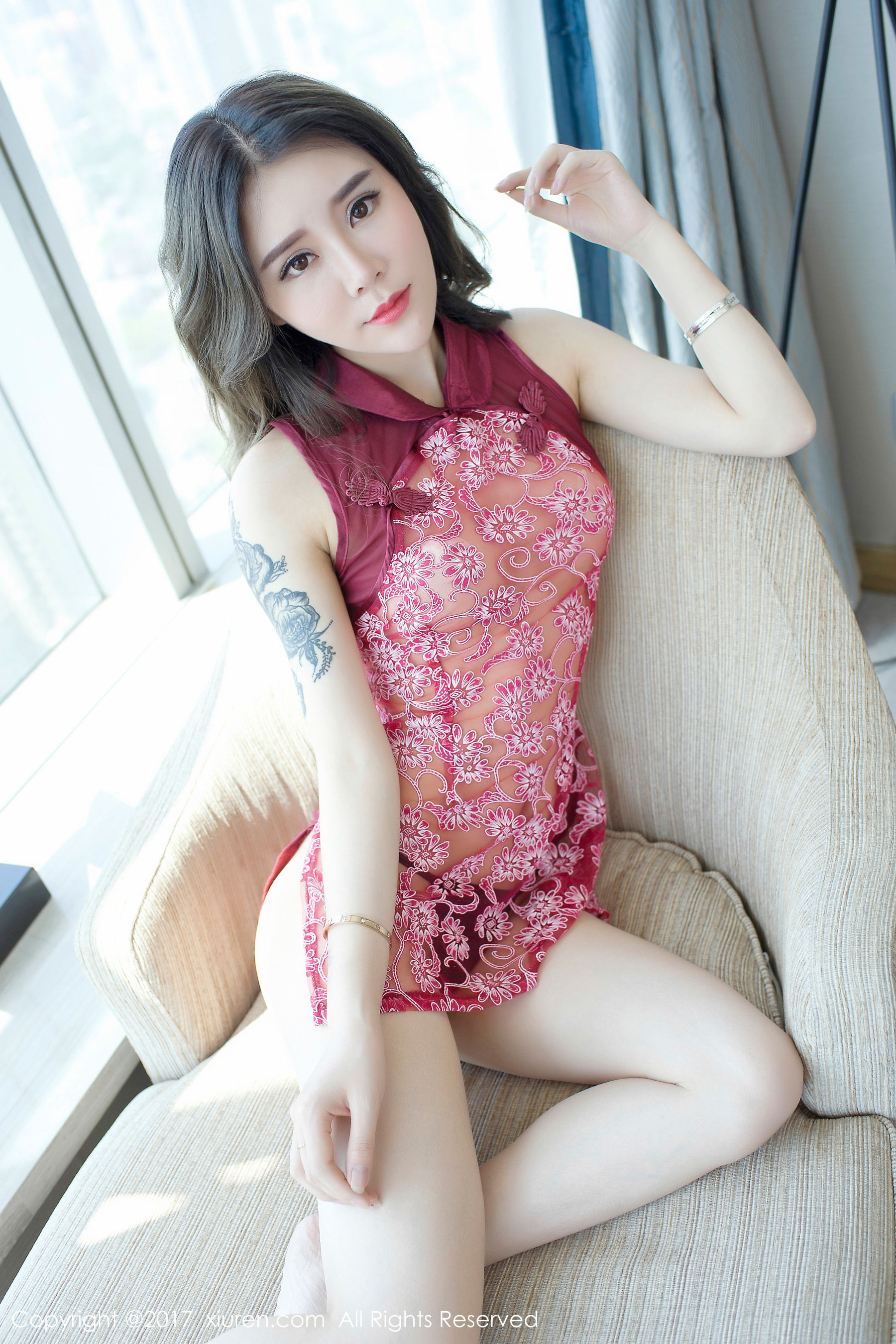 爱丽莎Lisa《旗袍诱惑+浴室性感》 秀人网XIUREN No.763-66COS