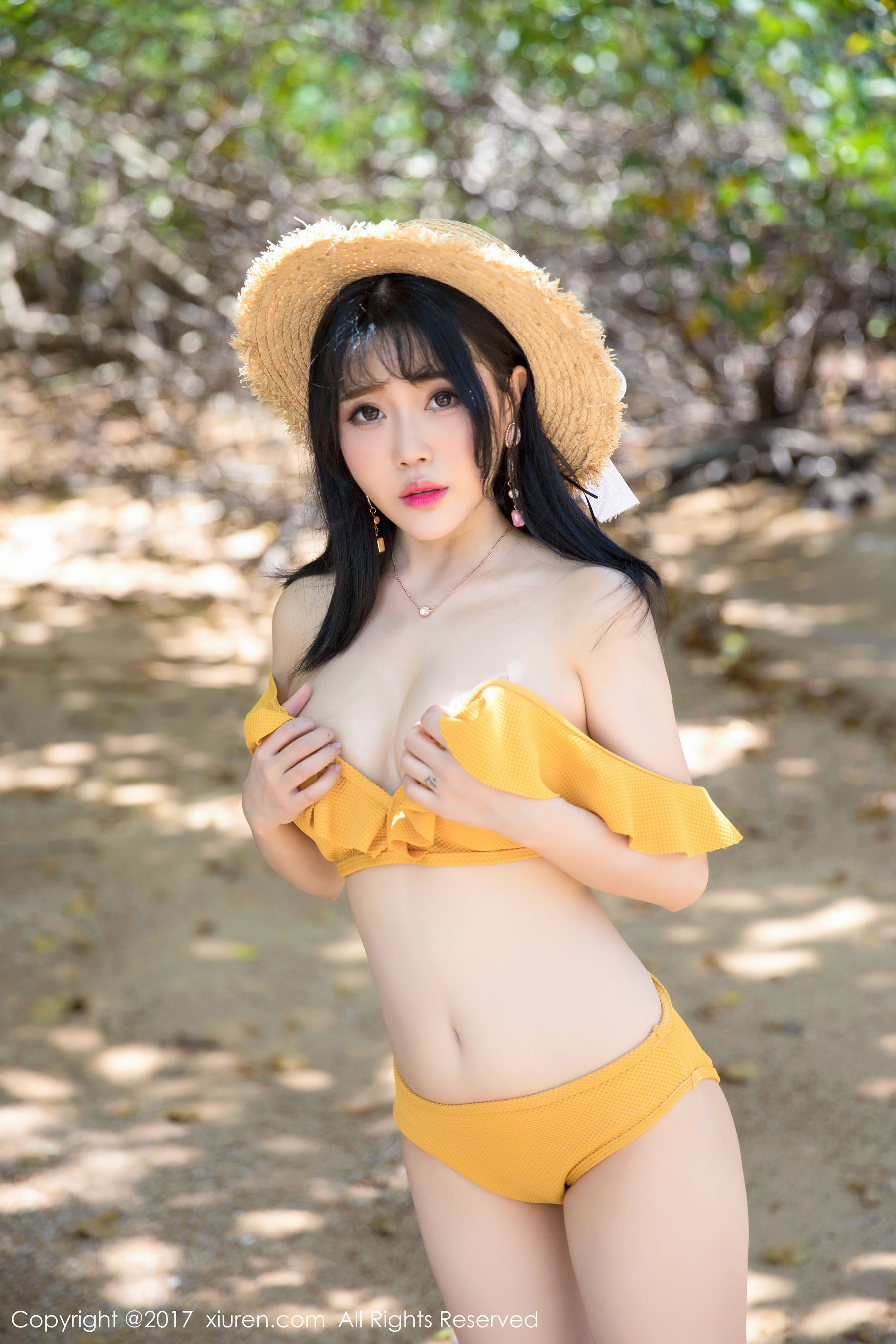 兜豆靓Youlina《田园风仙子》 秀人 NO.855-66COS