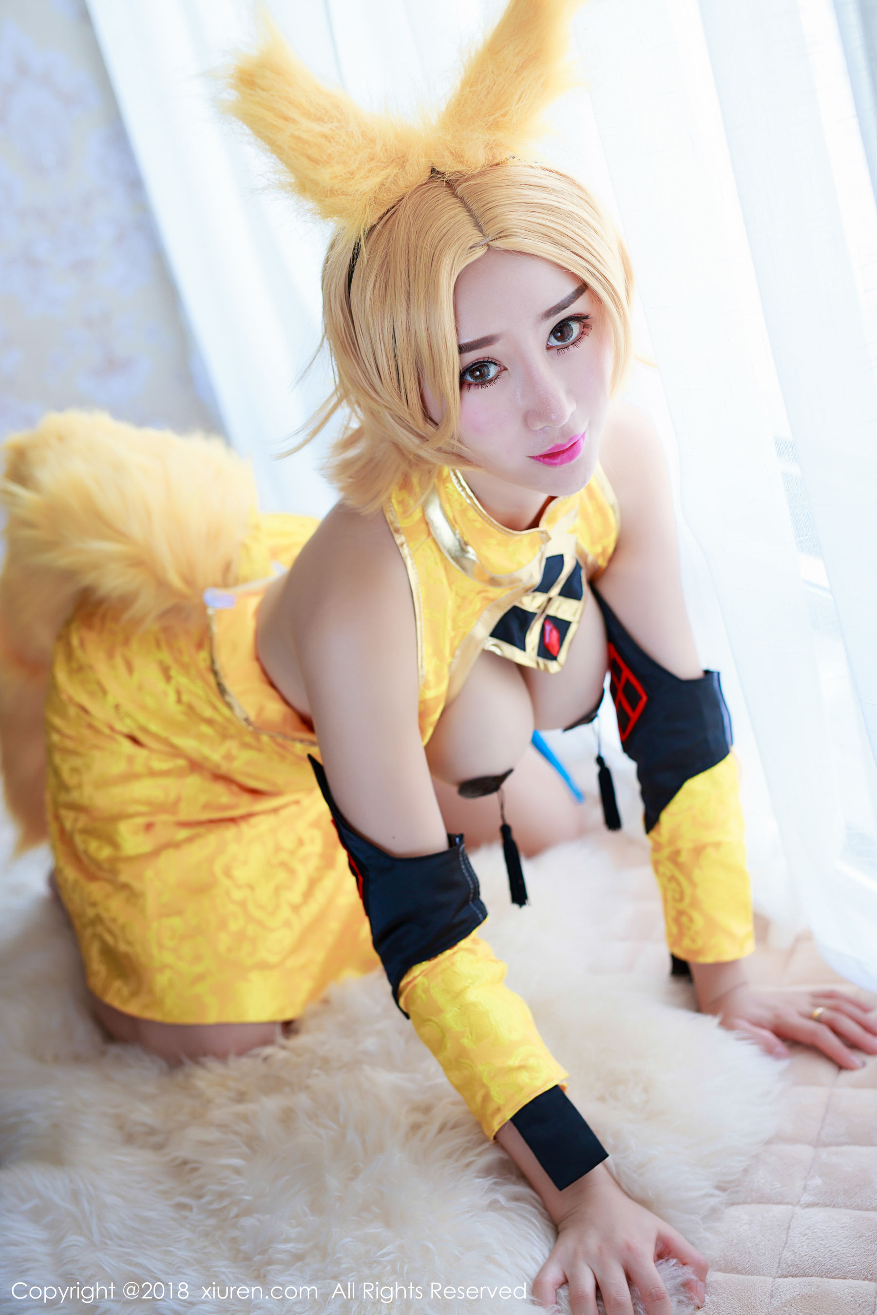 邹晶晶女王《王者荣耀妲己COS》 秀人 No.937 插图5