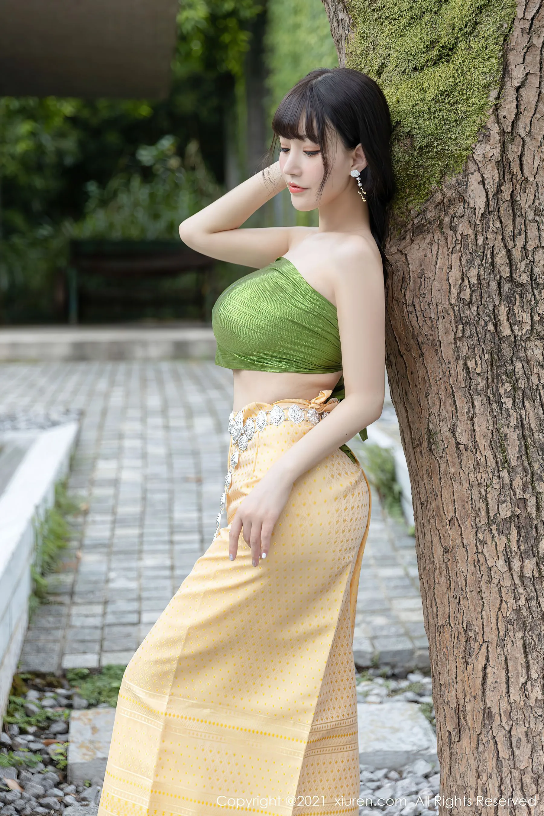 秀人 No.3971 朱可儿Flower-66COS