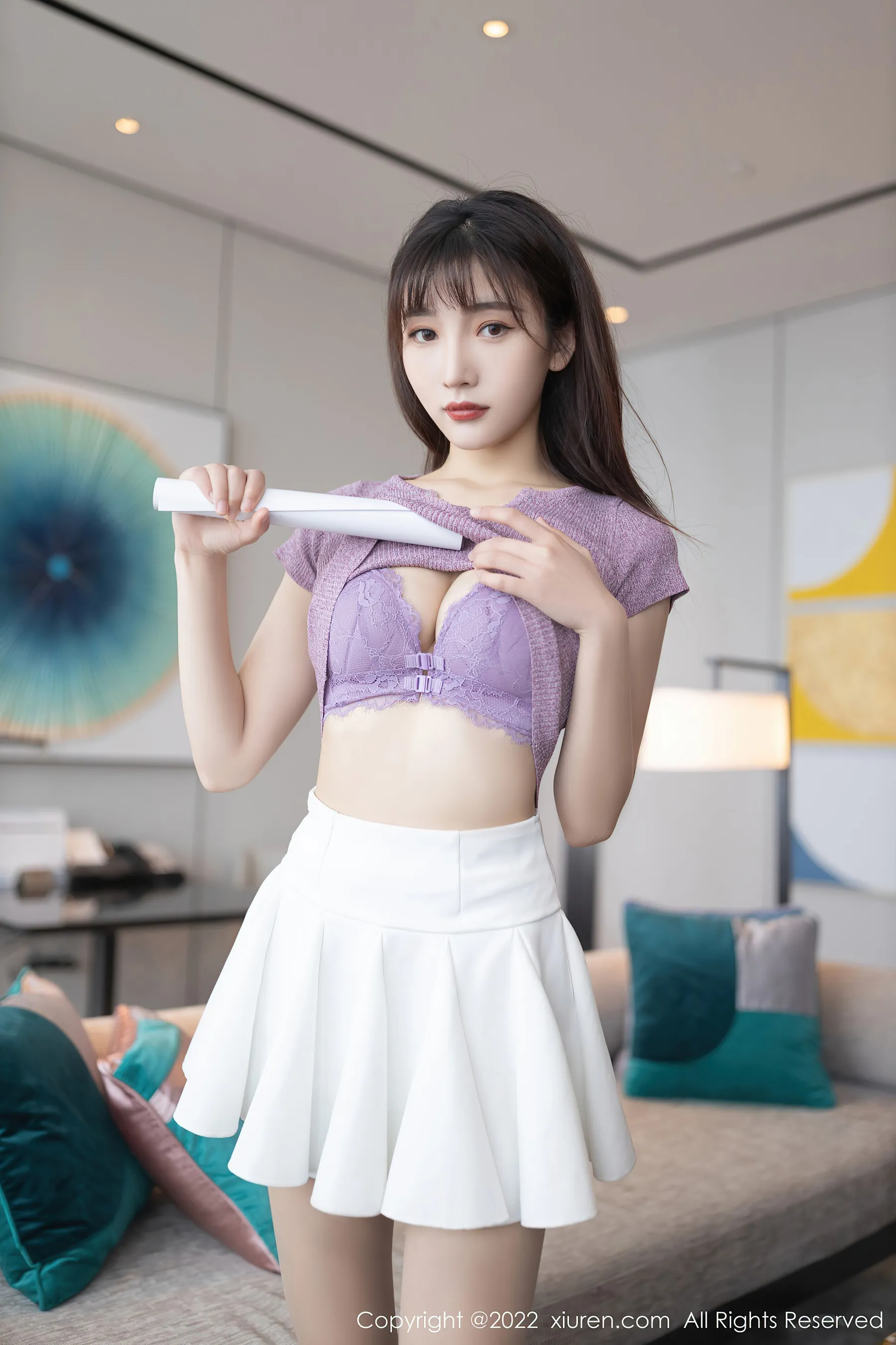 秀人网 No.4570 陆萱萱 清纯美腿大学生-66COS