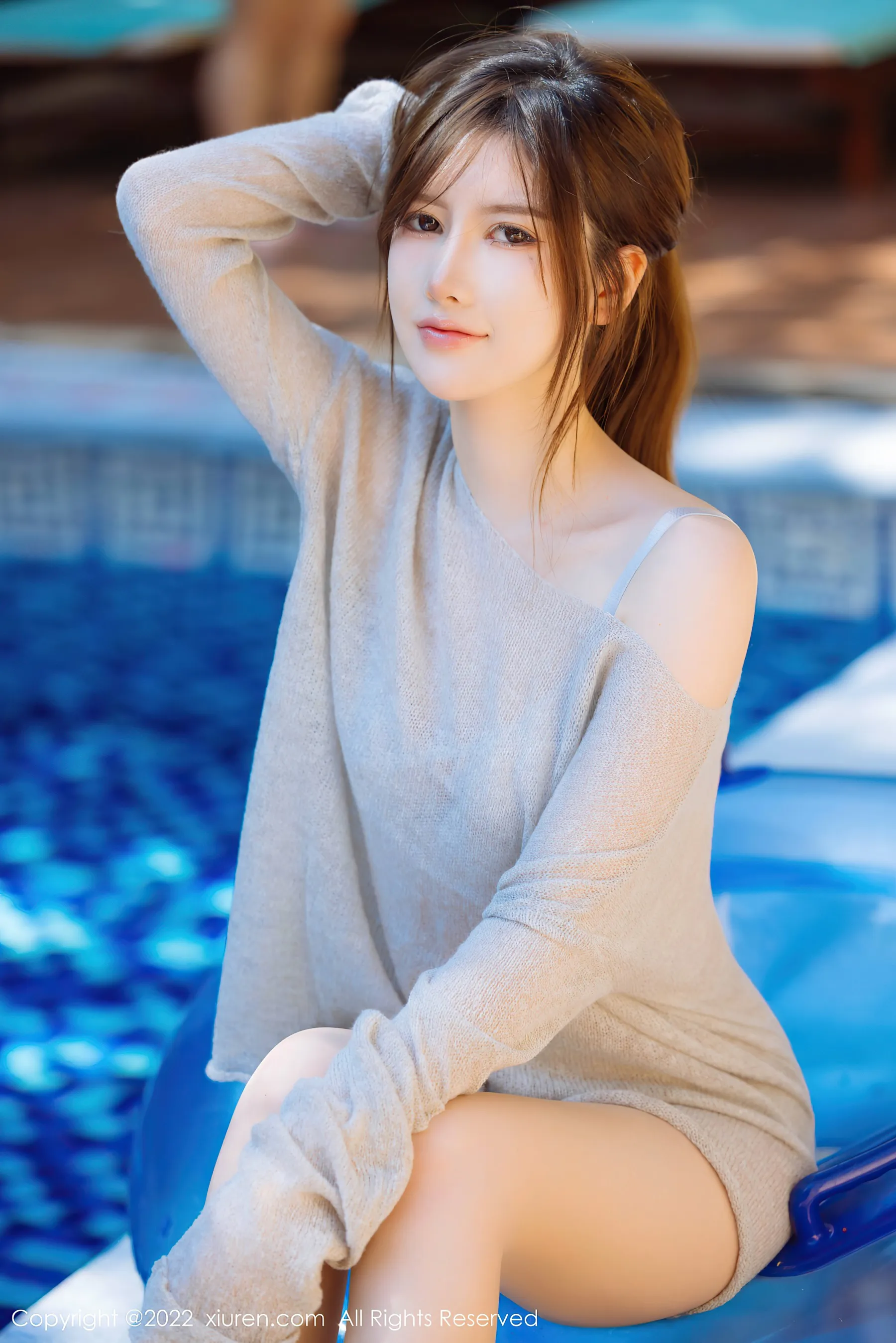 秀人网 No.4797 美桃酱 美女模特珠三角旅拍-66COS