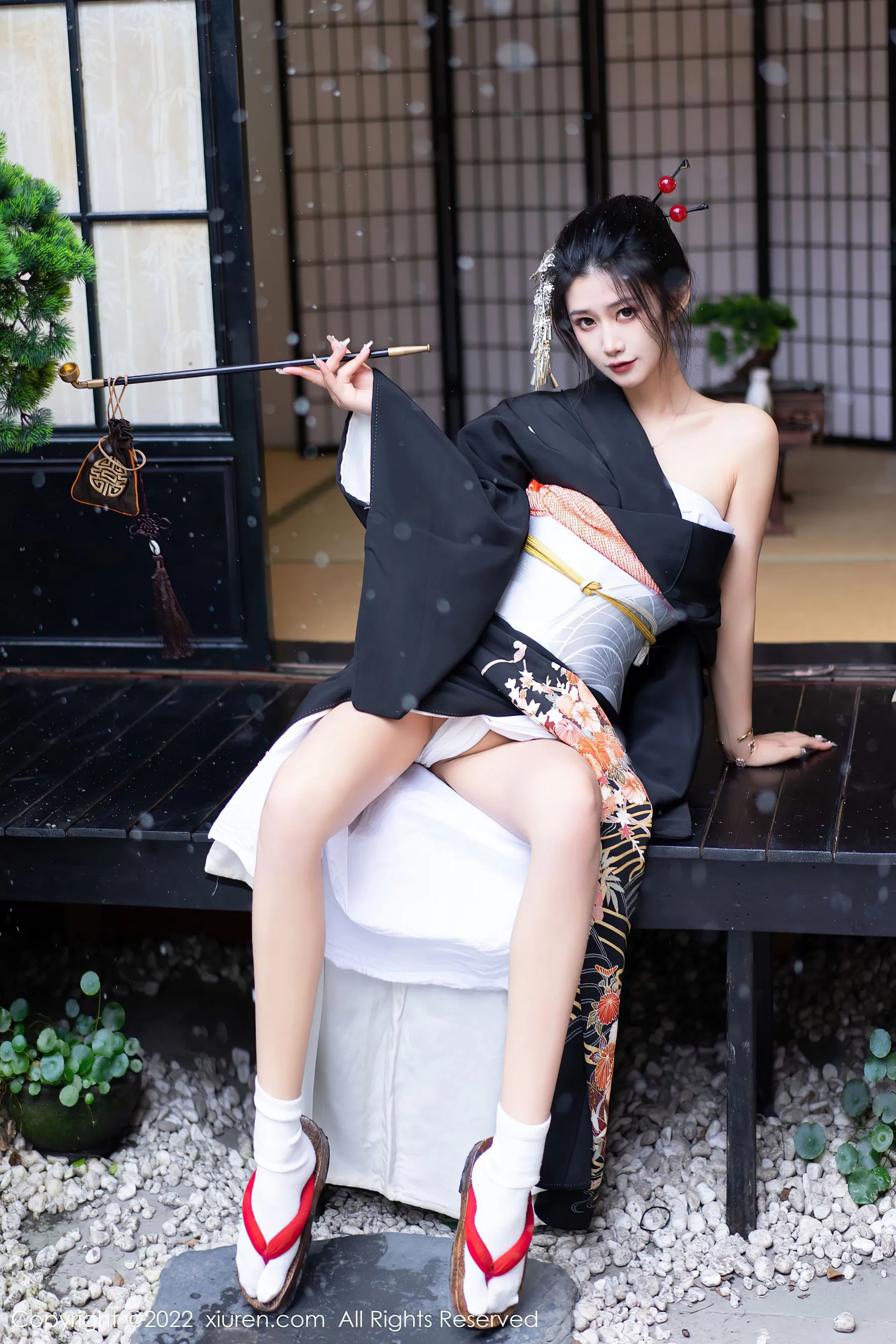 秀人网 No.5932 laura阿姣 和服美腿-66COS