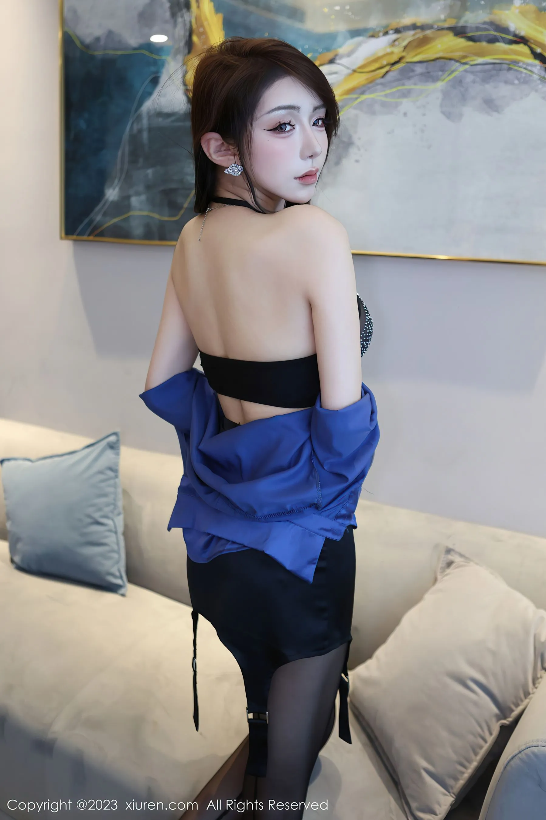 秀人网 No.6594 金幼汐Vivian 黑丝美腿-66COS