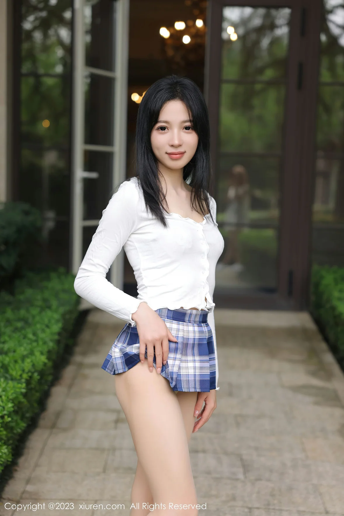 XiuRen 秀人 No.6942 糖豆sisi 轻透内衣新人第二套写真 [60P]-66COS