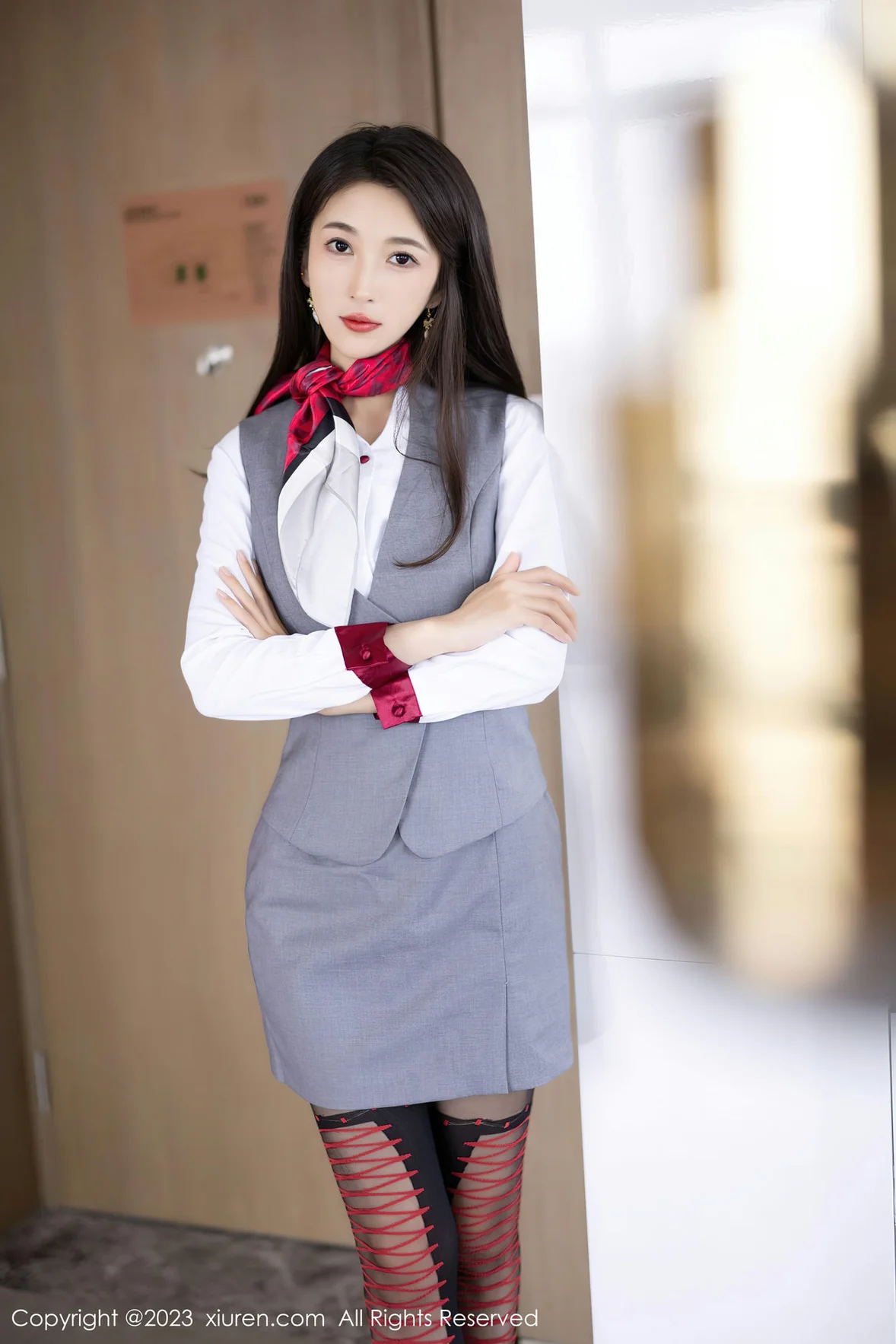 XiuRen 秀人 No.6967 林乐一 轻透连体衣性感写真 [88P]-66COS