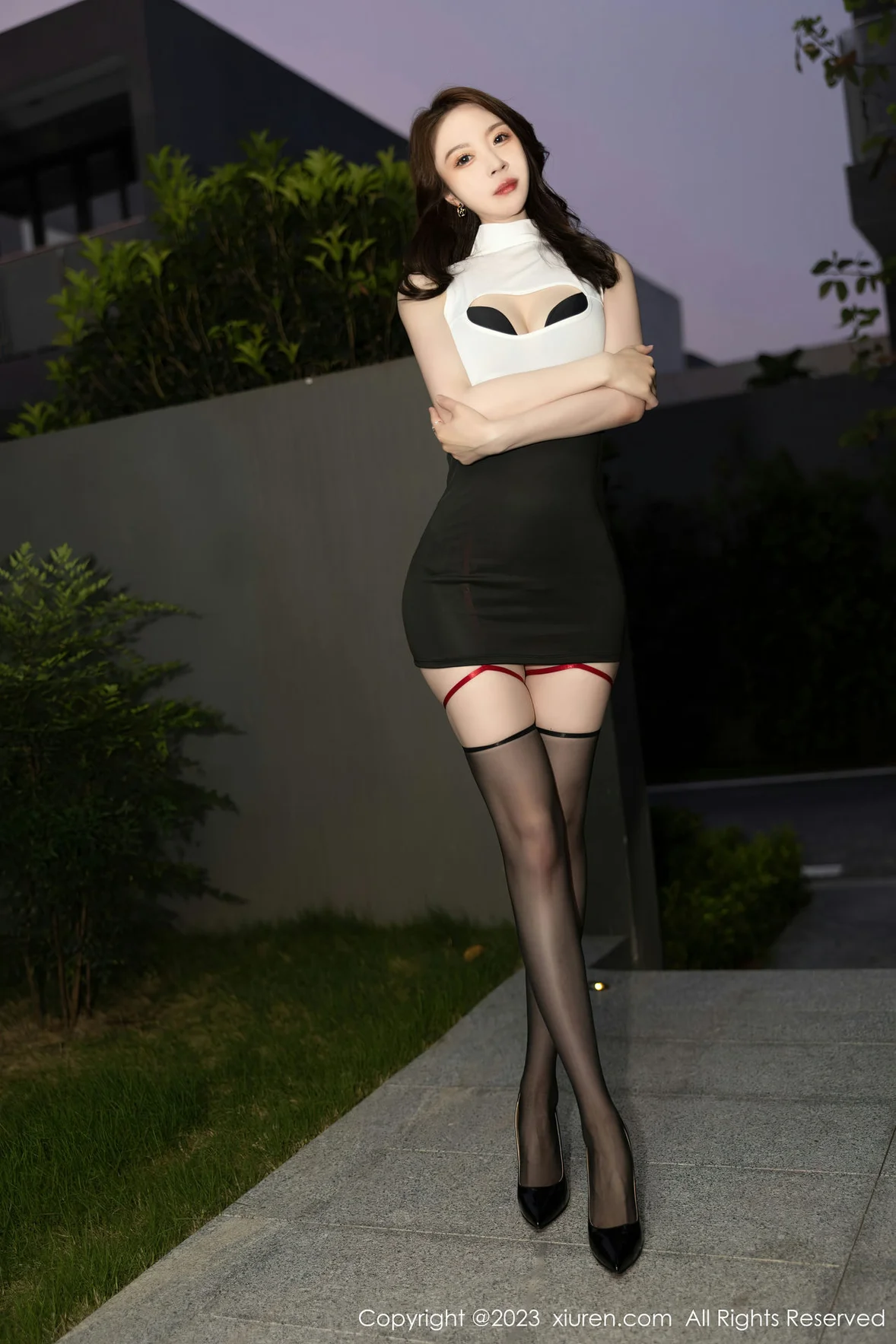 XiuRen 秀人 No.7105 梦心玥 性感短裙性感写真 [83P]-66COS