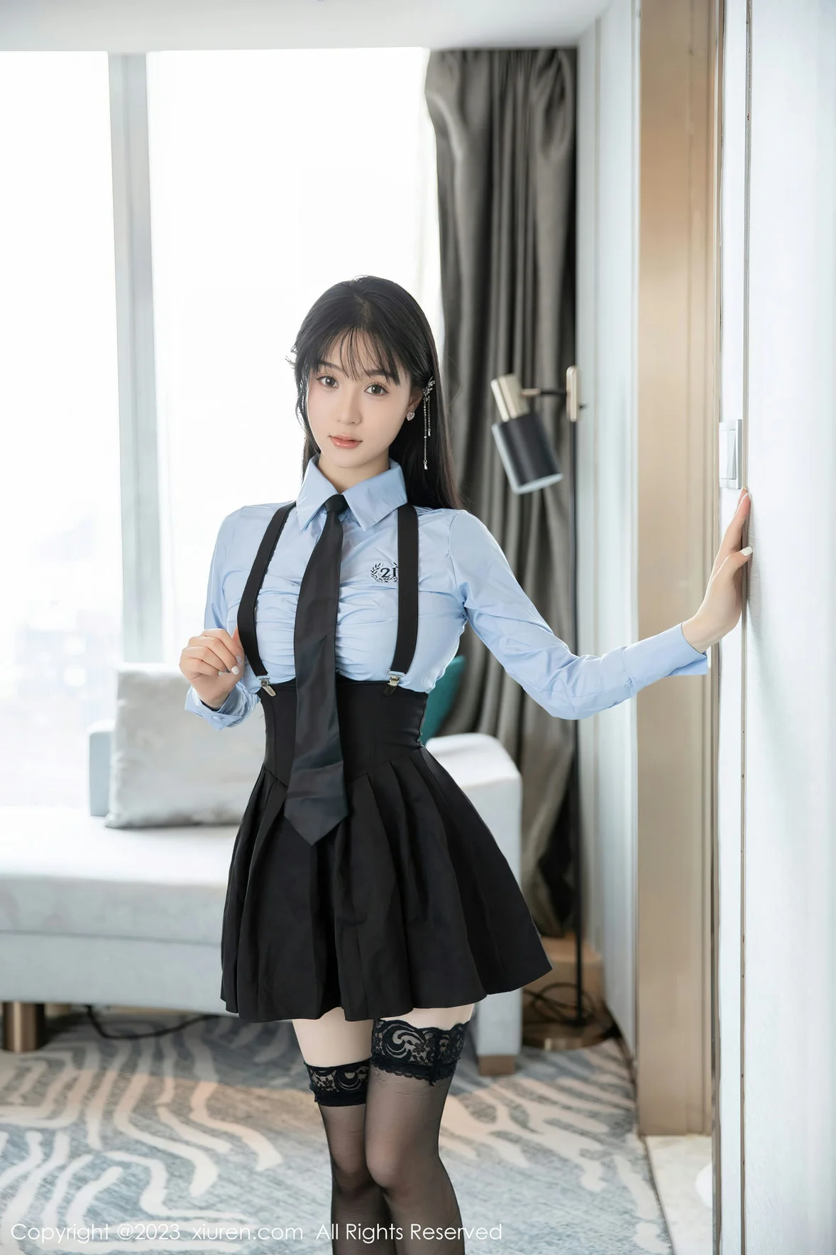 XiuRen 秀人 No.7140 柚琪Rich 性感学妹装扮 [77P]-66COS