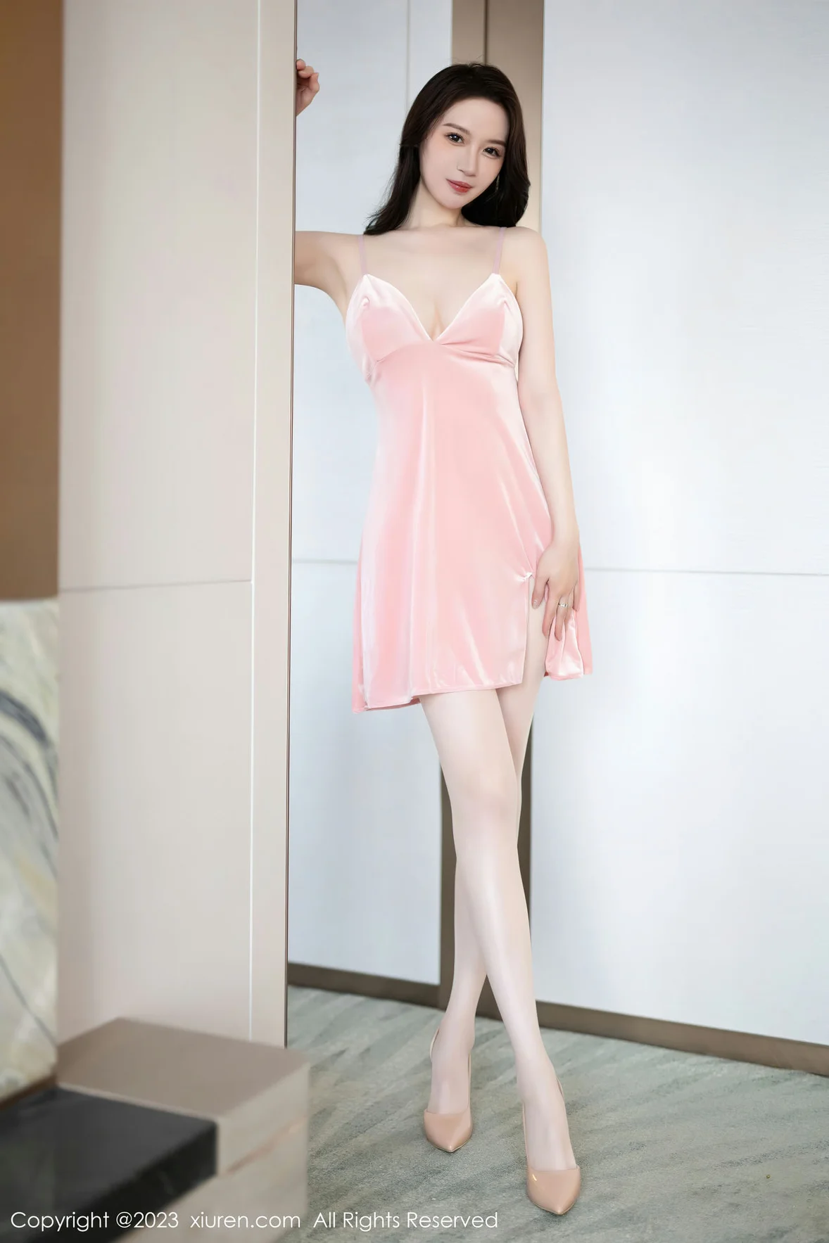 XiuRen 秀人 No.7182 梦心玥 吊带短裙性感写真 [84P]-66COS