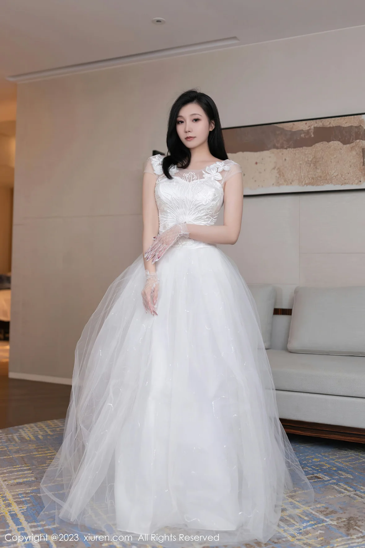 XiuRen 秀人 No.7201 安然anran 白色婚纱性感写真 [80P]-66COS