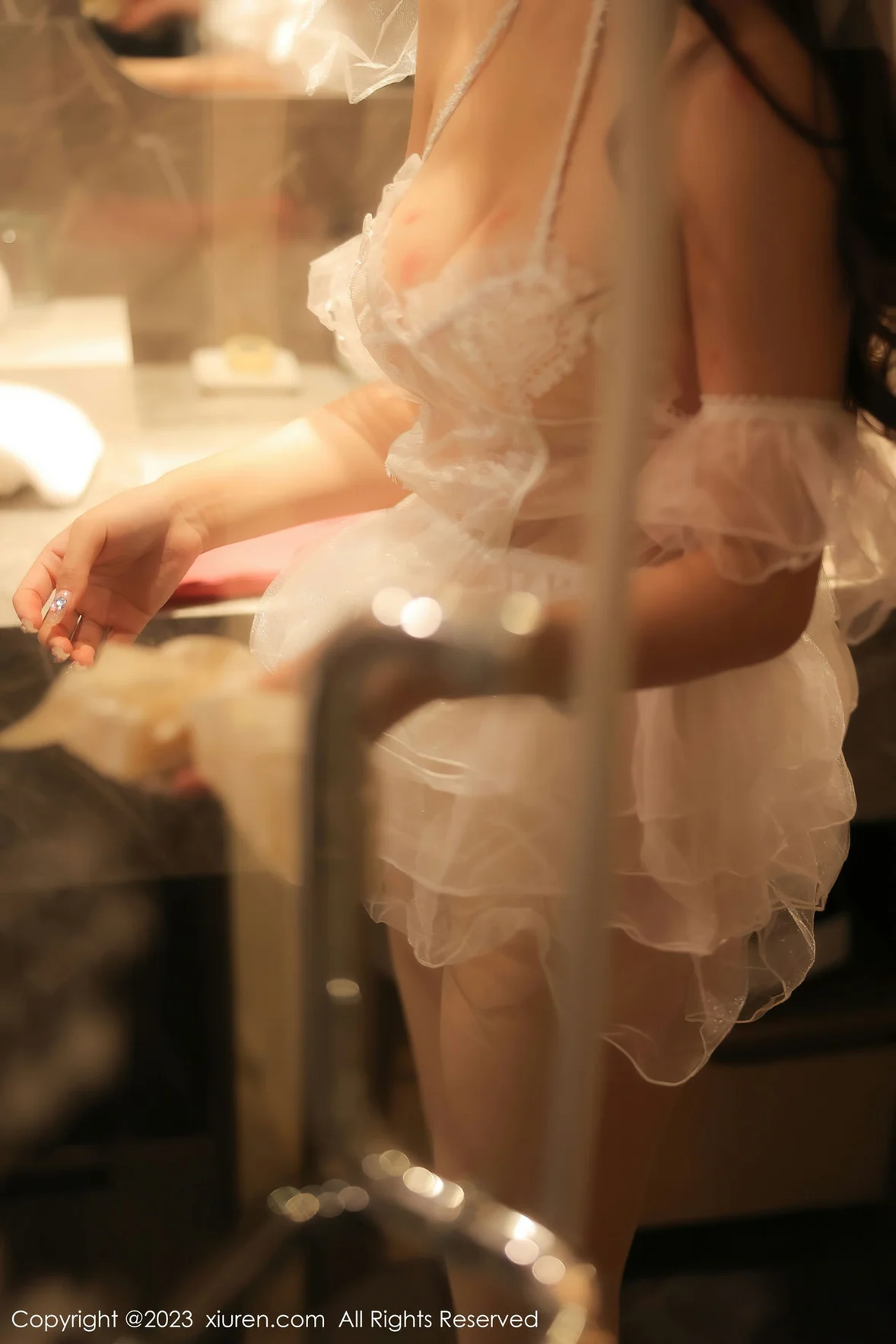 XiuRen 秀人 No.7218 汐汐baby 白色情趣婚纱性感写真 [78P]-66COS