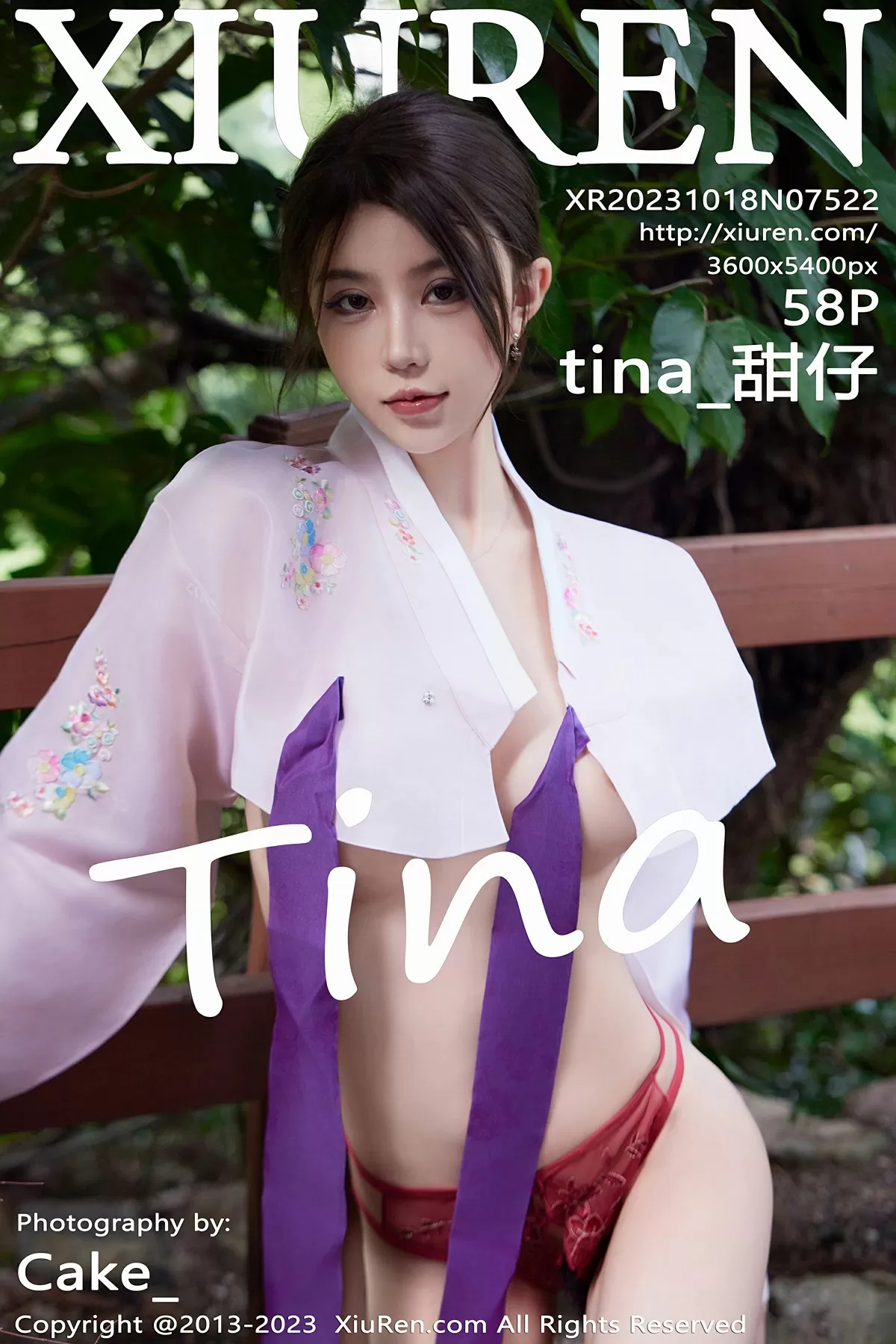 XiuRen 秀人 No.7522 tina_甜仔 [58P]-66COS