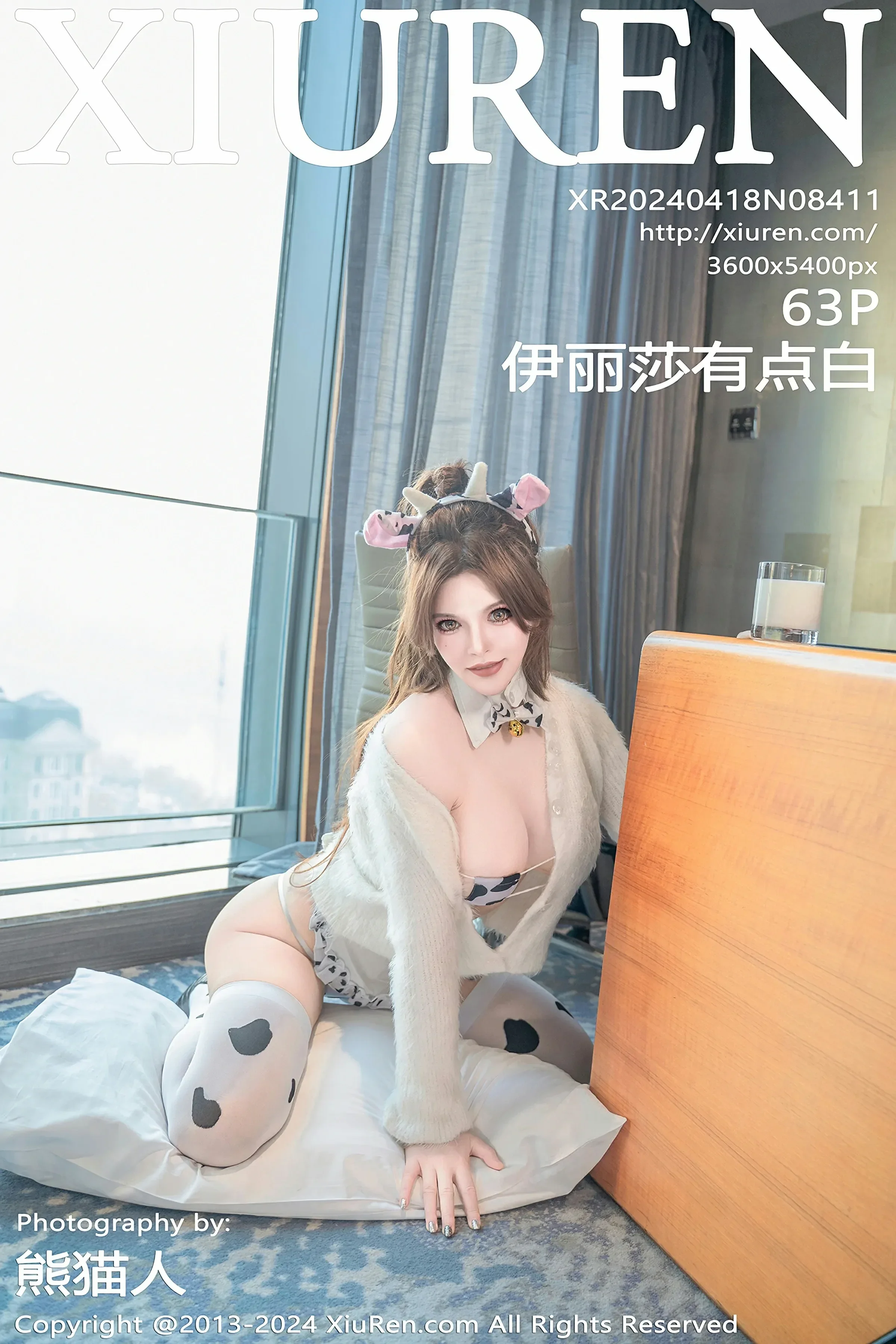XiuRen 秀人 No.8411 伊丽莎有点白 [63P]-66COS