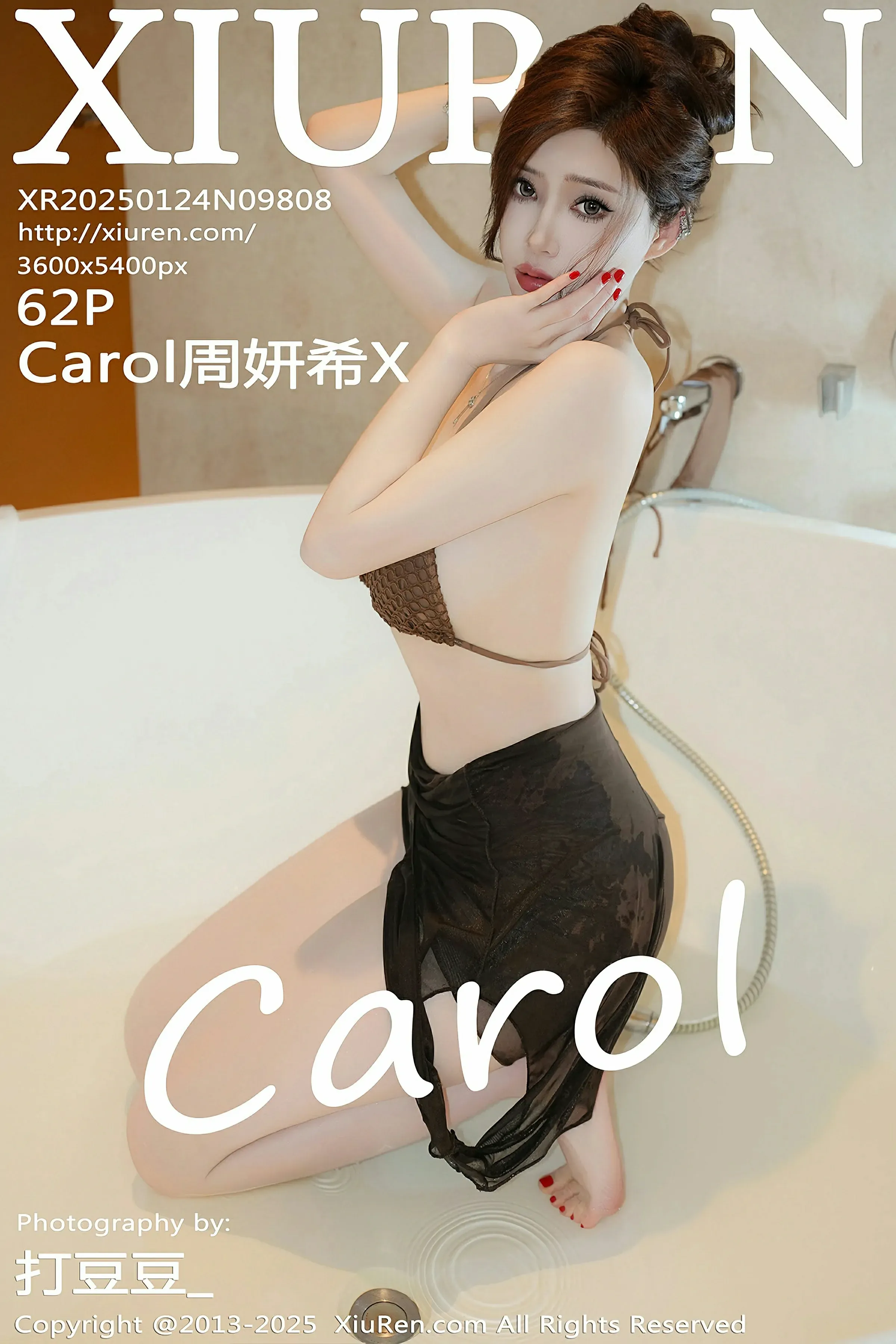 XiuRen 秀人 No.9808 Carol周妍希X [62P]-66COS